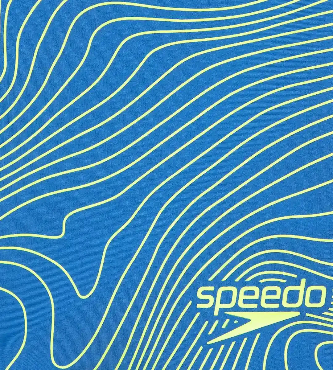 Boy's Enduraflex Tide Print Sports Gala Logo Aquashort - Turkish Sea & Hyper Yellow - Image 11