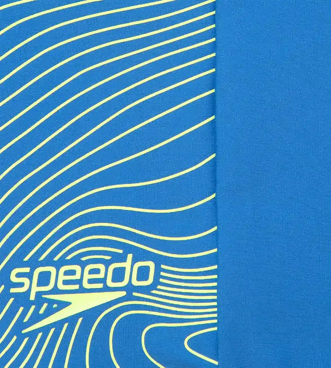 Boy's Enduraflex Tide Print Sports Gala Logo Aquashort - Turkish Sea & Hyper Yellow - Image 12