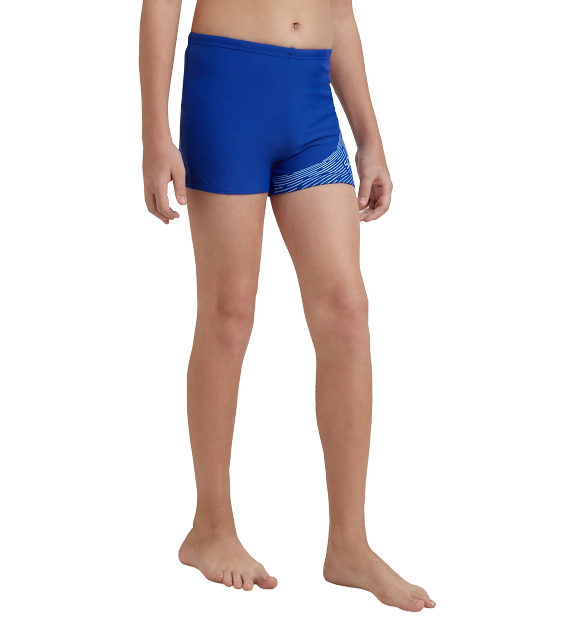 Boy's Endurance 10 Medley Logo Aquashort - True Cobalt & Curious Blue - Image 4