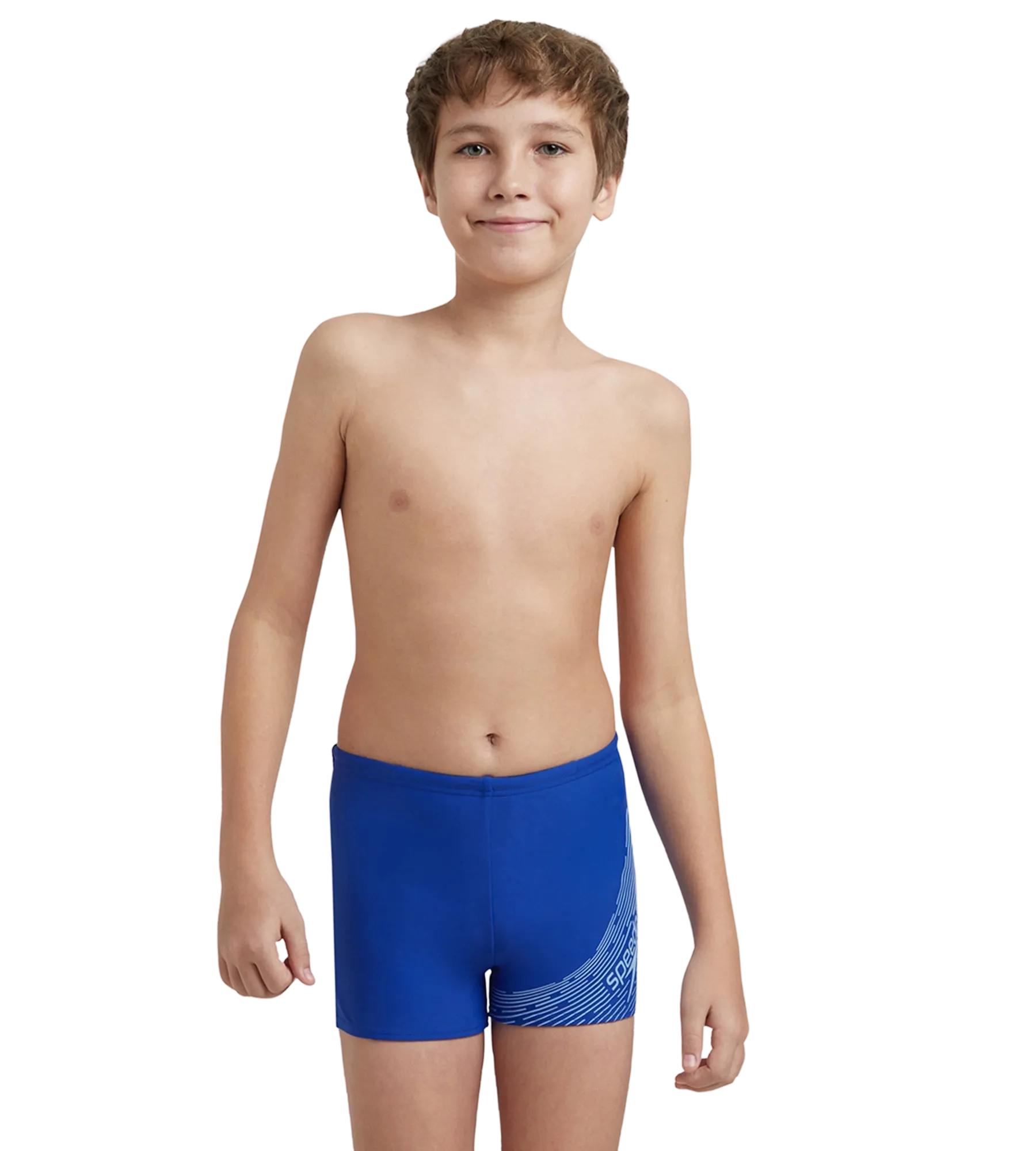 Boy's Endurance 10 Medley Logo Aquashort - True Cobalt & Curious Blue - Image 6
