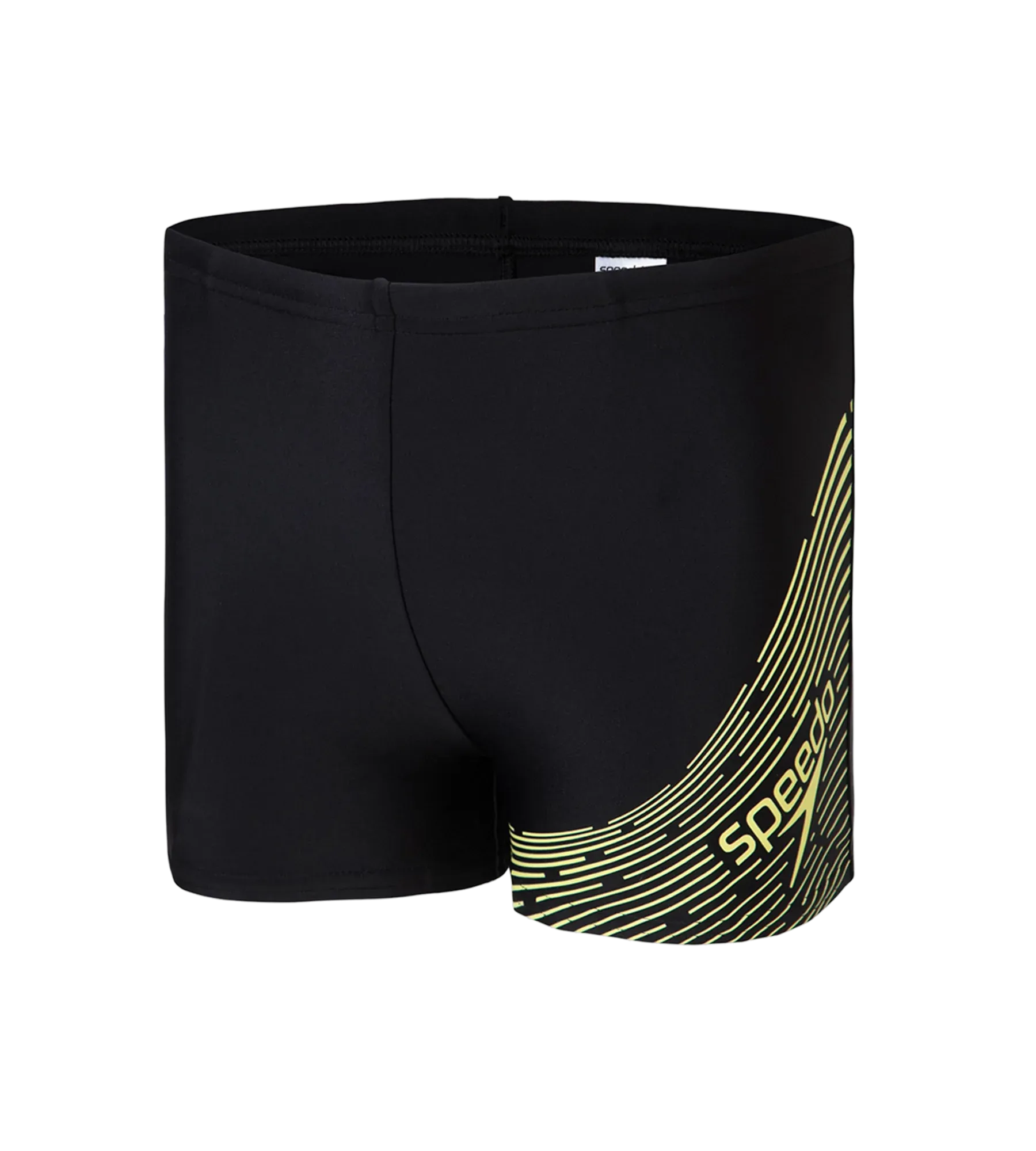 Boy's Endurance 10 Medley Logo Aquashort - Black & Lemon Drizzle - Image 10