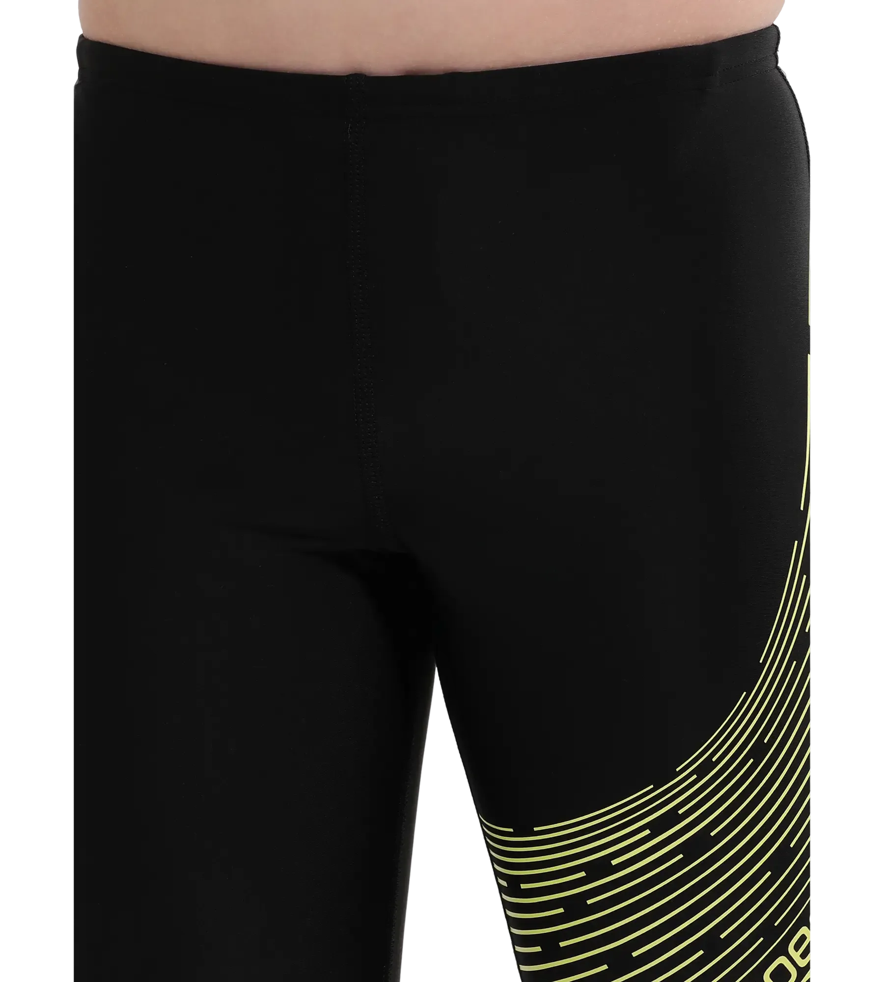 Boy's Endurance 10 Medley Logo Jammer - Black & Lemon Drizzle - Image 5