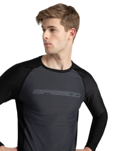 Men's Endurance10 Long Sleeve Suntop - Oxid Grey & Black
