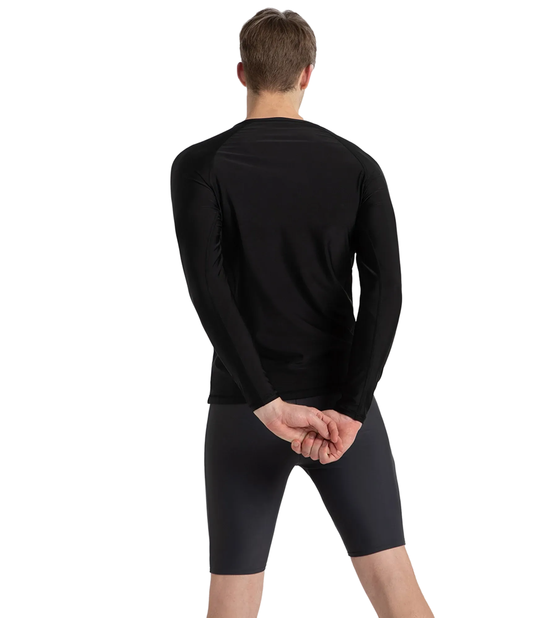 Men's Endurance10 Long Sleeve Suntop - Oxid Grey & Black - Image 5