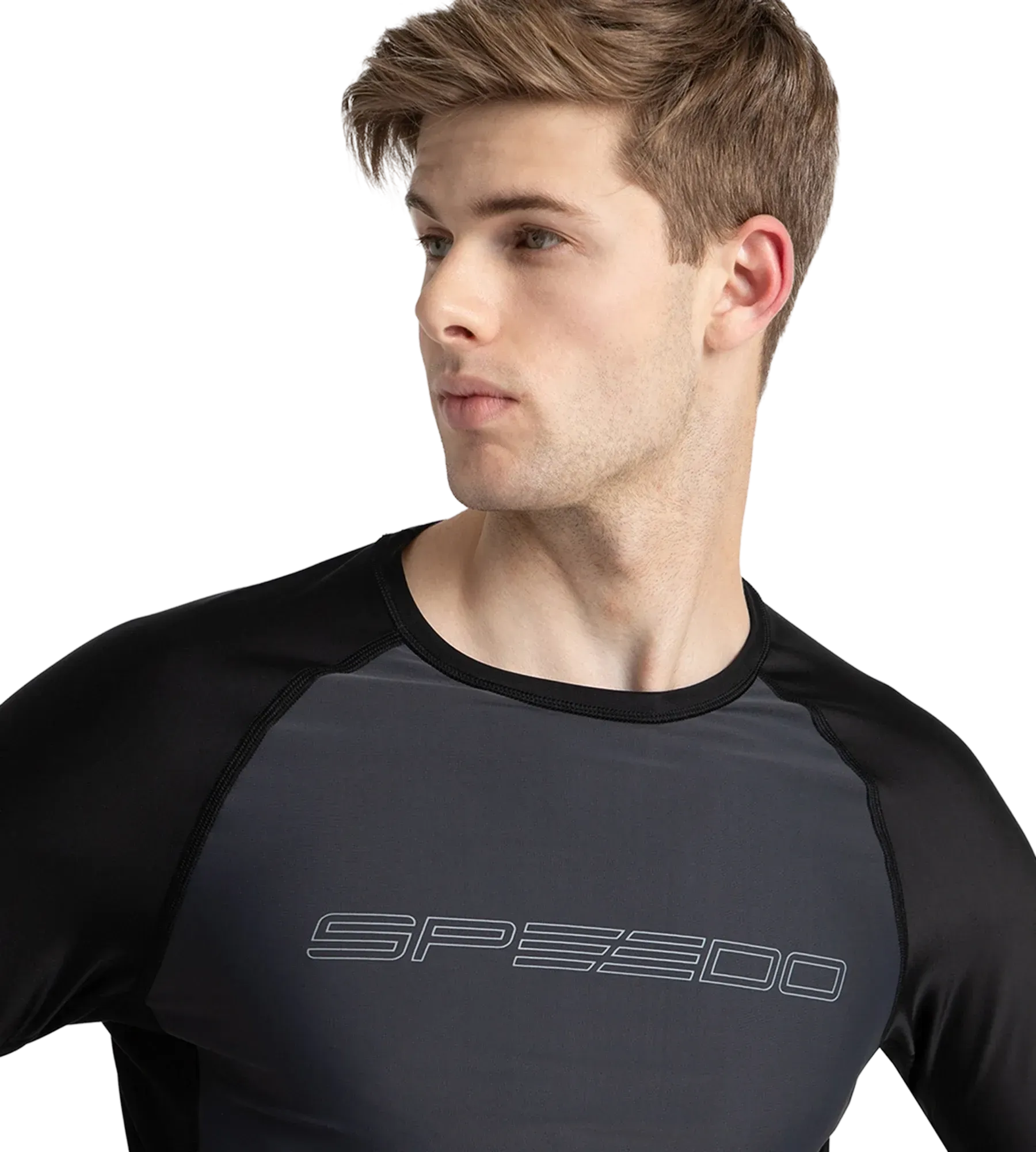 Men's Endurance10 Long Sleeve Suntop - Oxid Grey & Black - Image 9