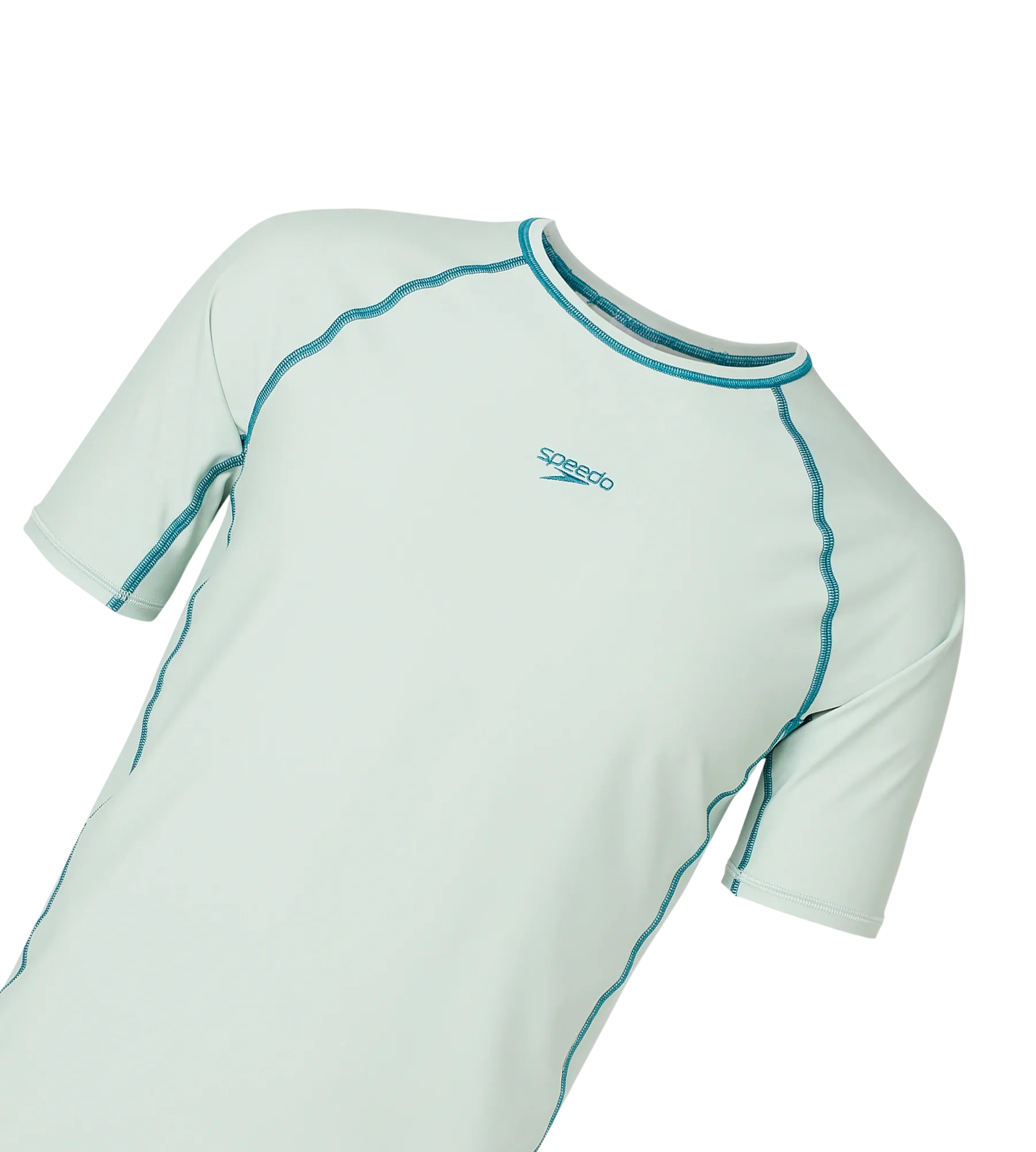 Men's Endurabrite Short Sleeve Suntop - Pale Adventure & Kai Green - Image 11