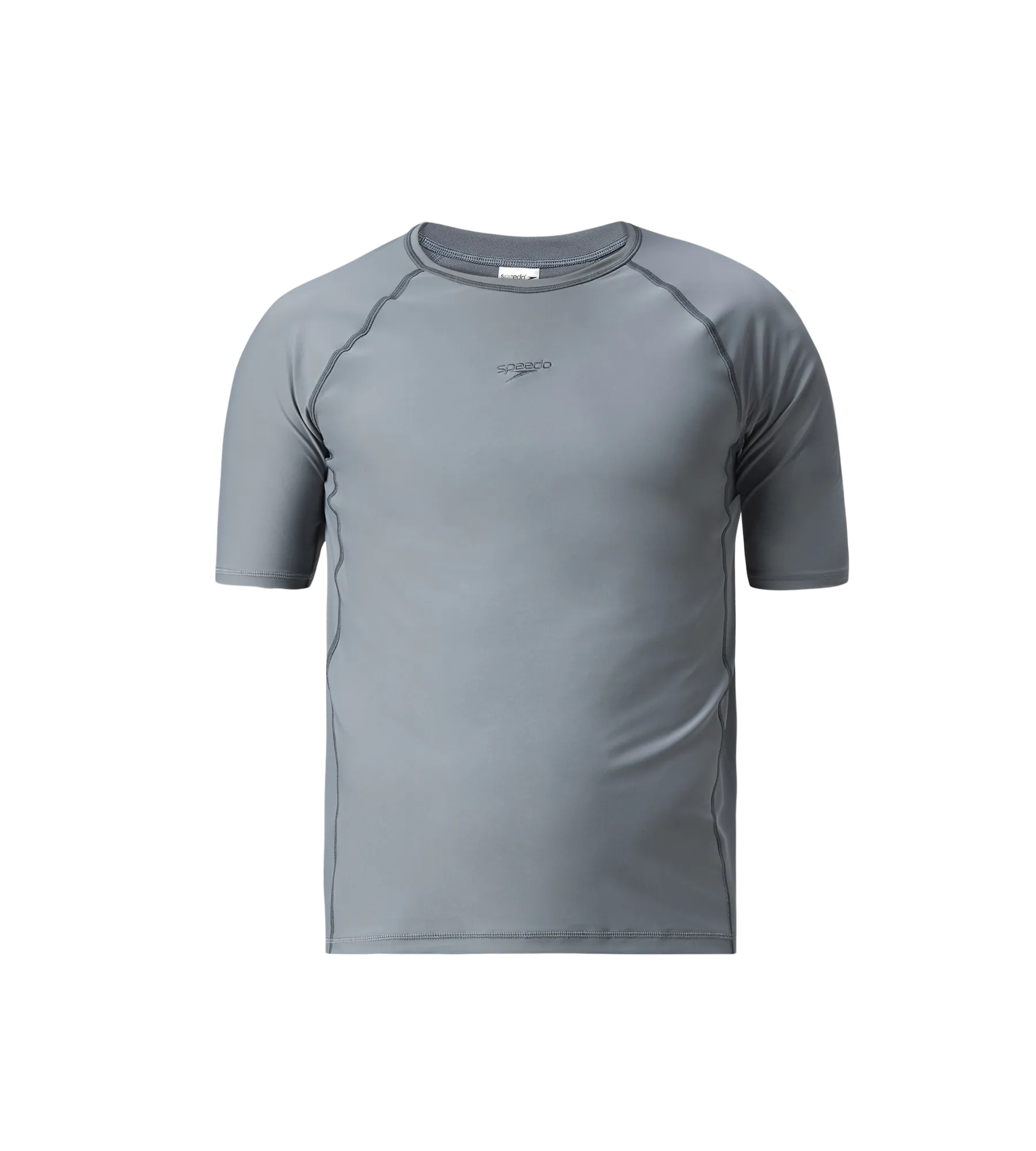 Men's Enduraflex Short Sleeve Suntop - Coin Grey & Electric Lime - Image 10