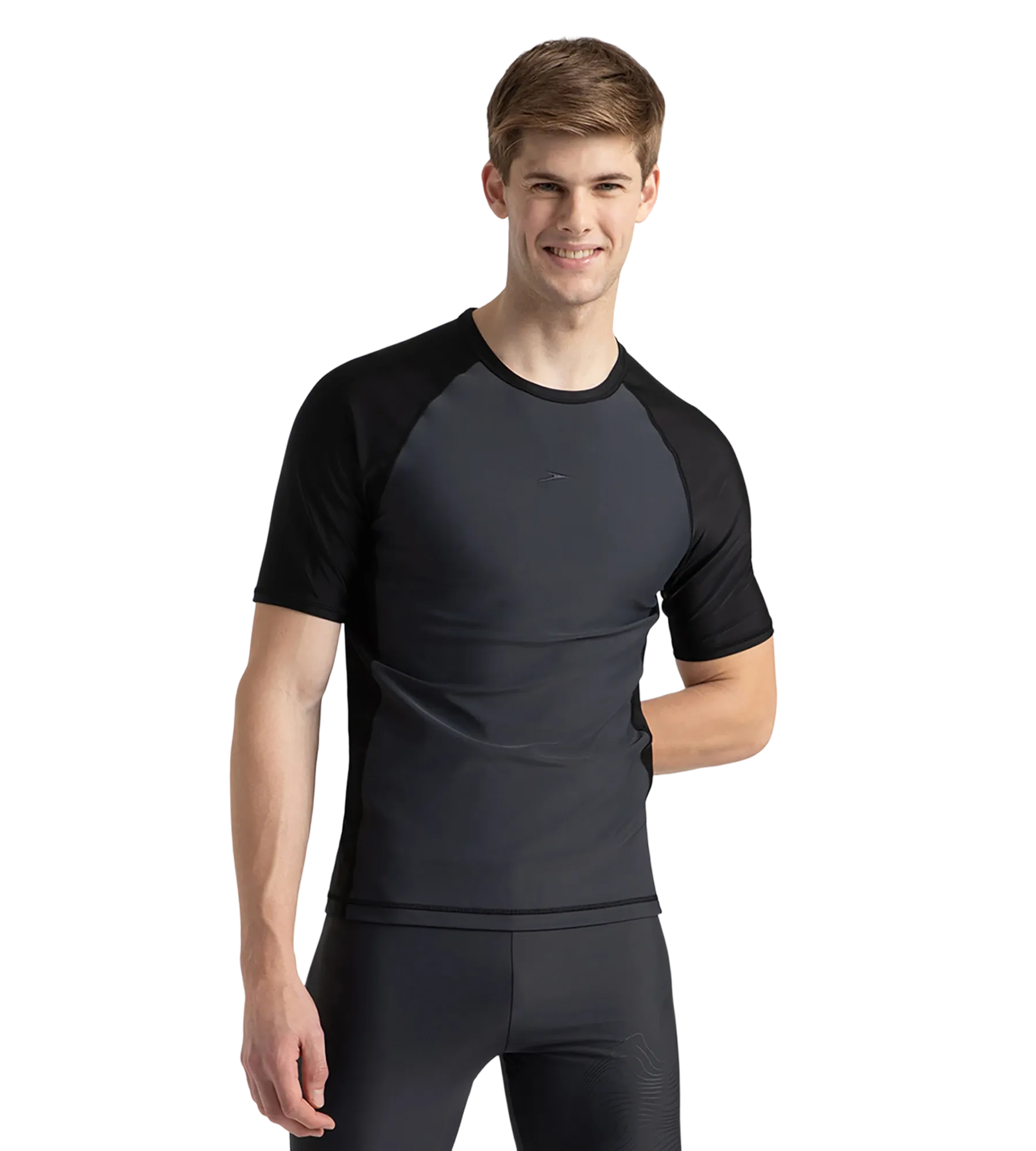 Men's Endurance 10 Short Sleeve Suntop - Oxid Grey & Black