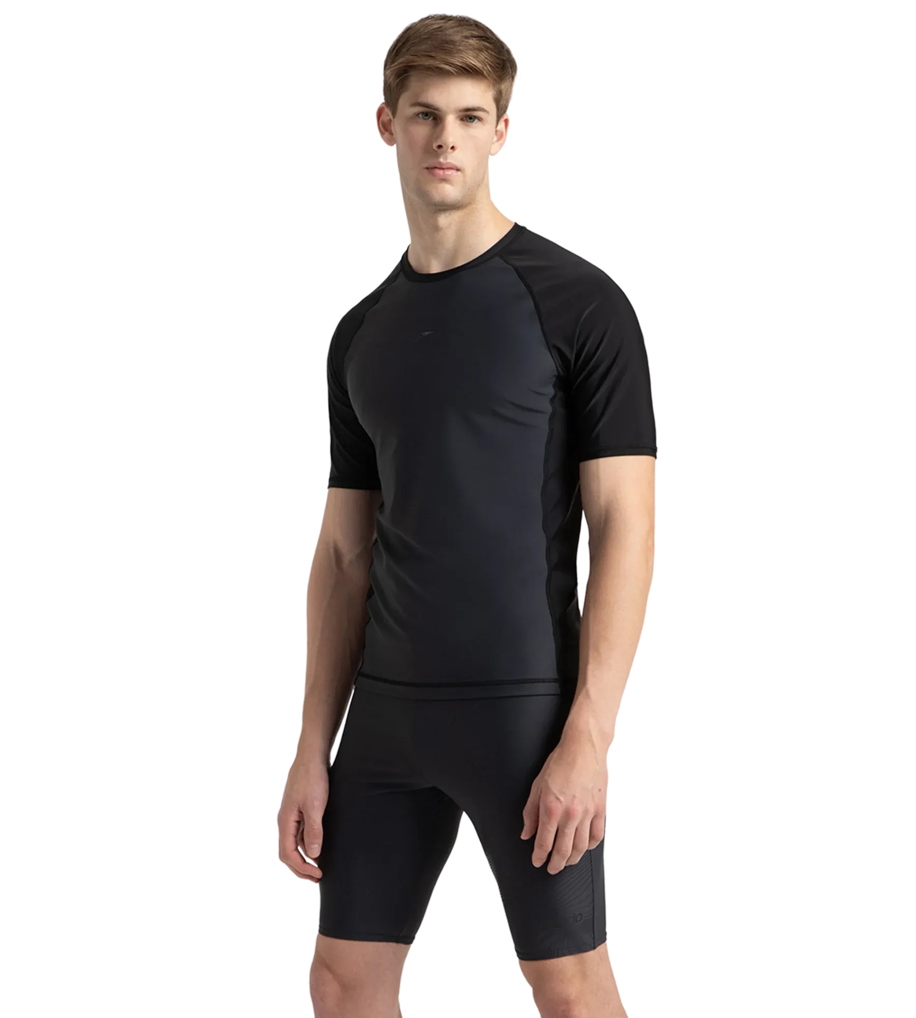 Men's Endurance 10 Short Sleeve Suntop - Oxid Grey & Black - Image 3