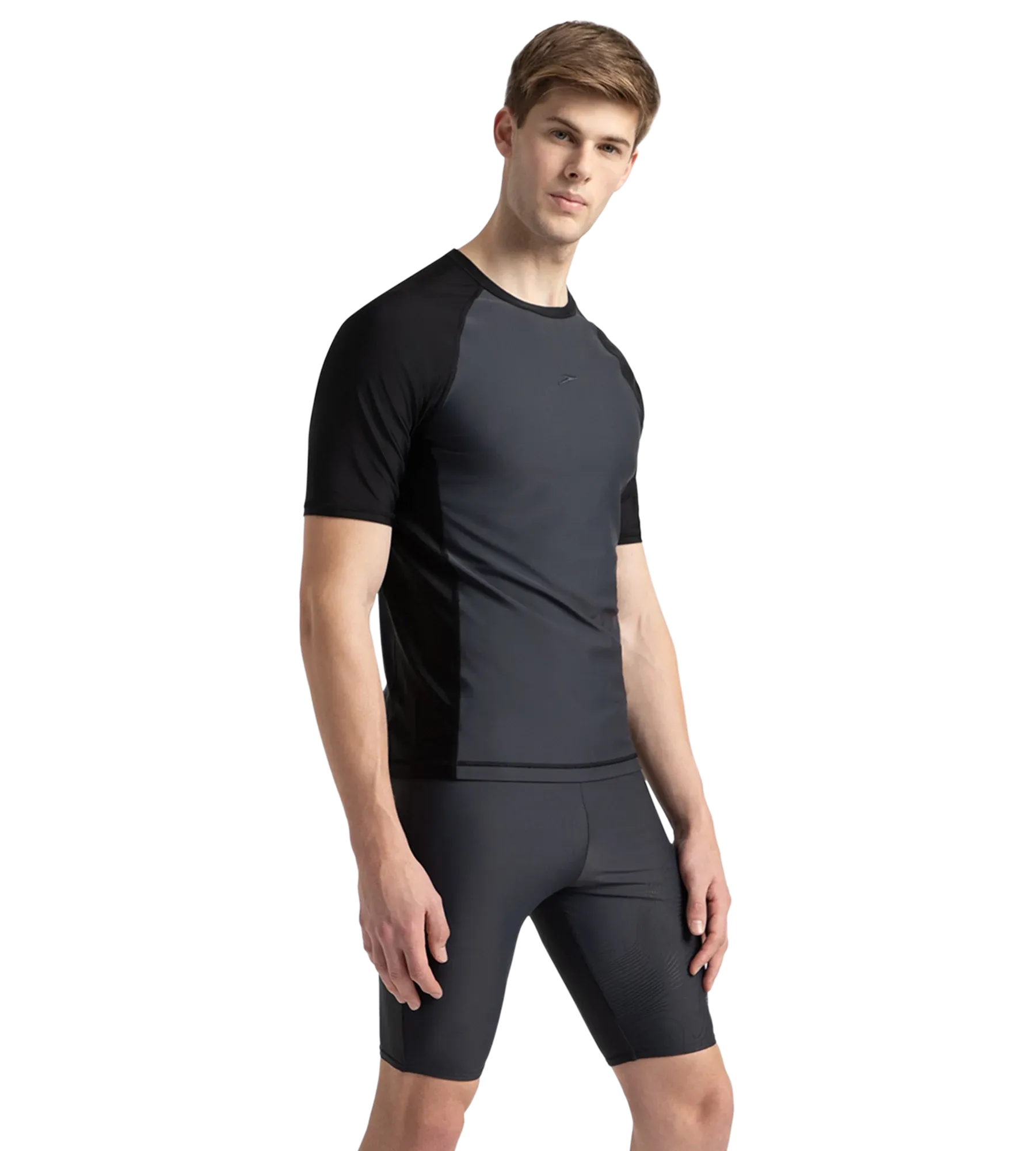 Men's Endurance 10 Short Sleeve Suntop - Oxid Grey & Black - Image 4