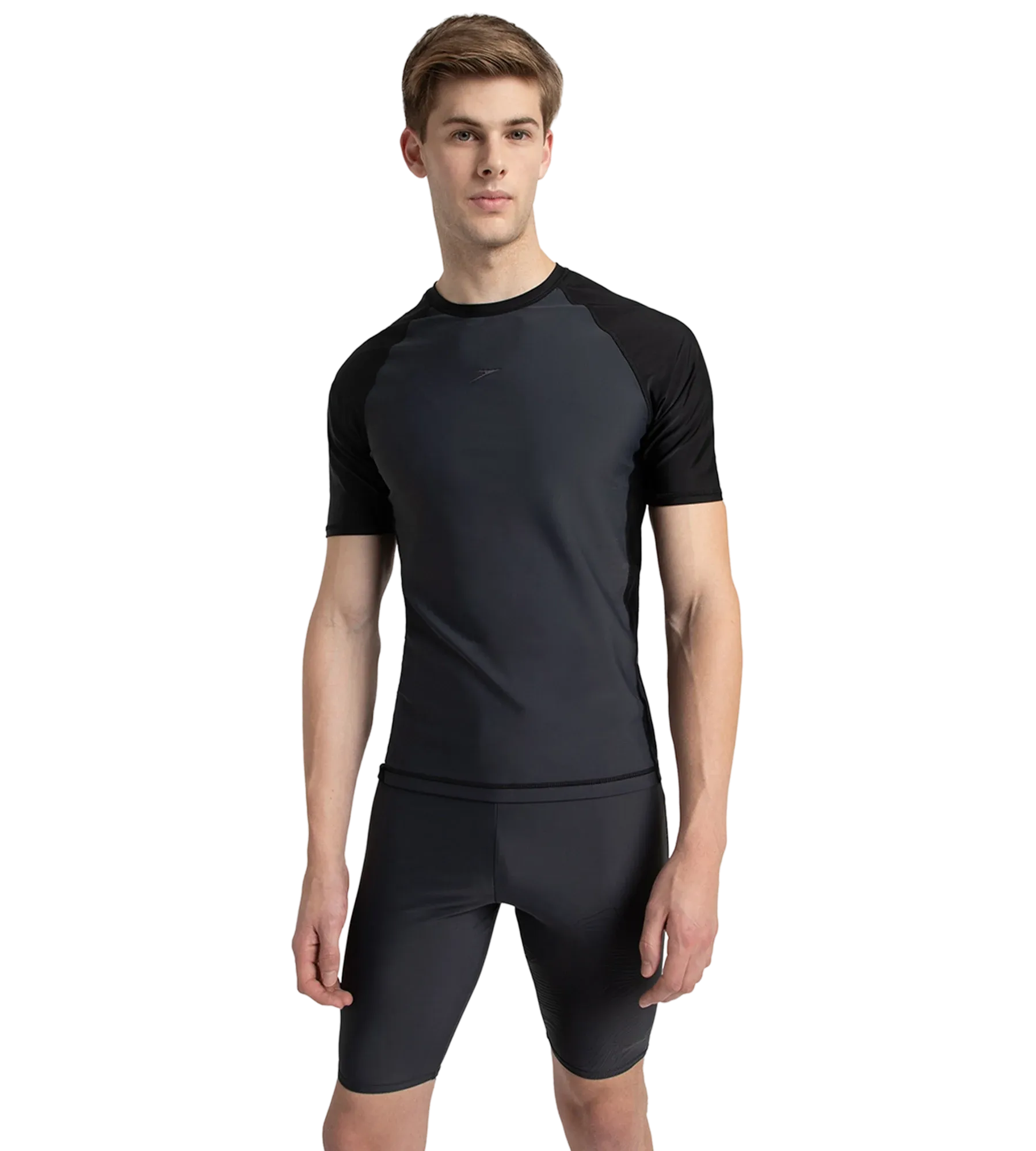 Men's Endurance 10 Short Sleeve Suntop - Oxid Grey & Black - Image 6