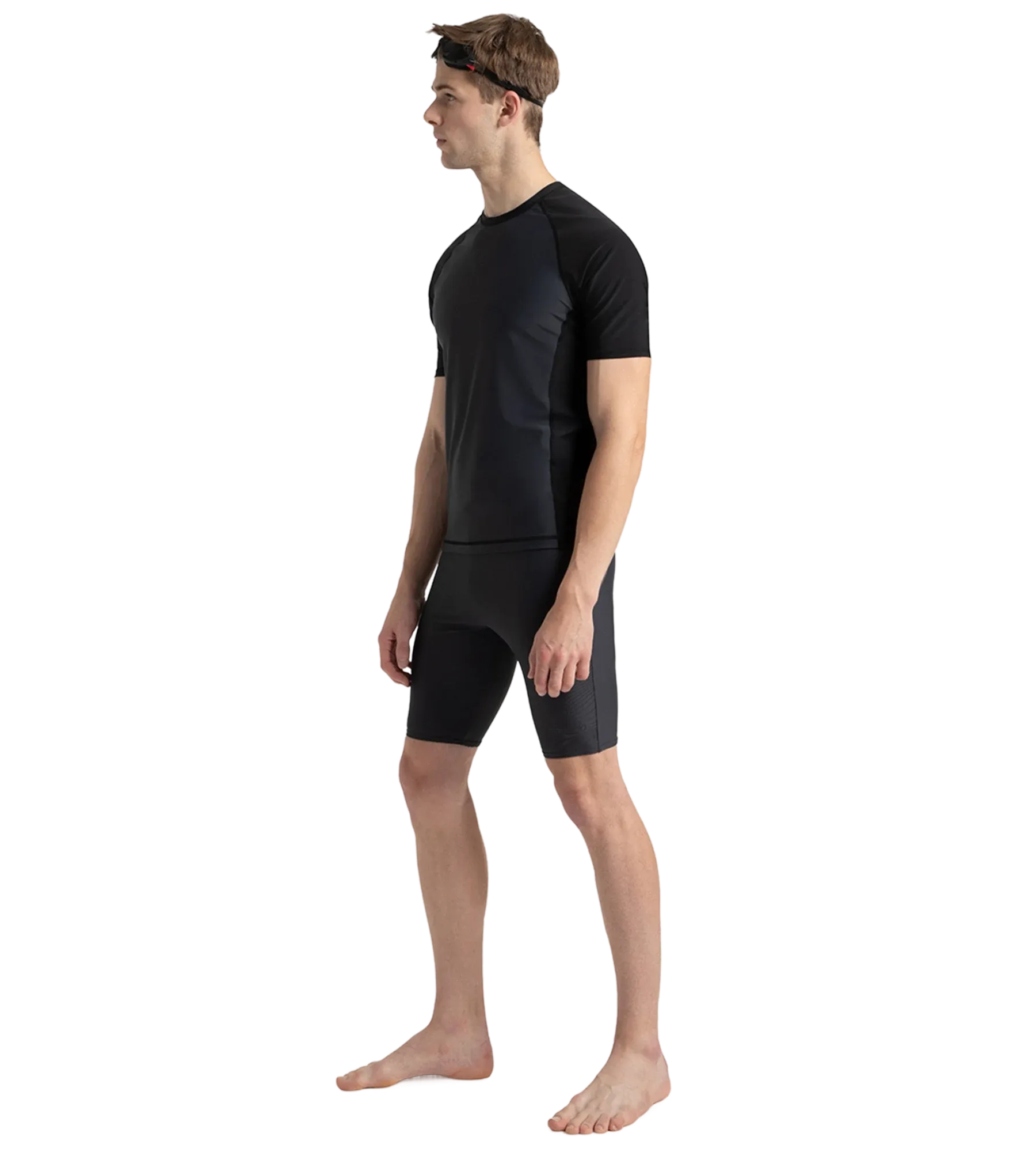 Men's Endurance 10 Short Sleeve Suntop - Oxid Grey & Black - Image 8