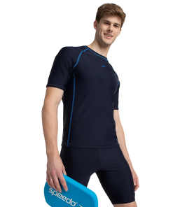 Men's Endurance10 Short Sleeve Suntop - True Navy & Turkish Sea