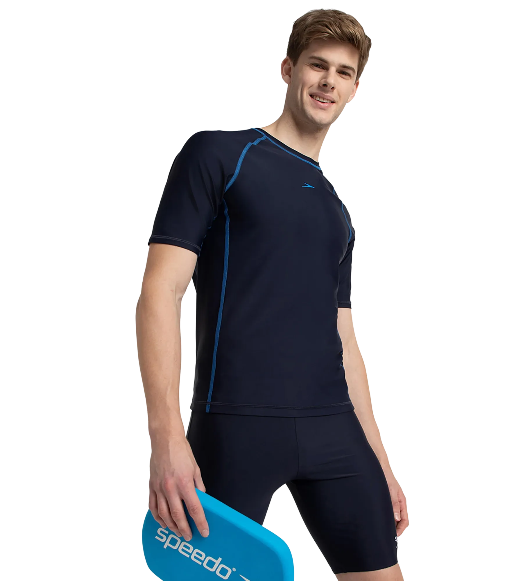 Men's Endurance10 Short Sleeve Suntop - True Navy & Turkish Sea