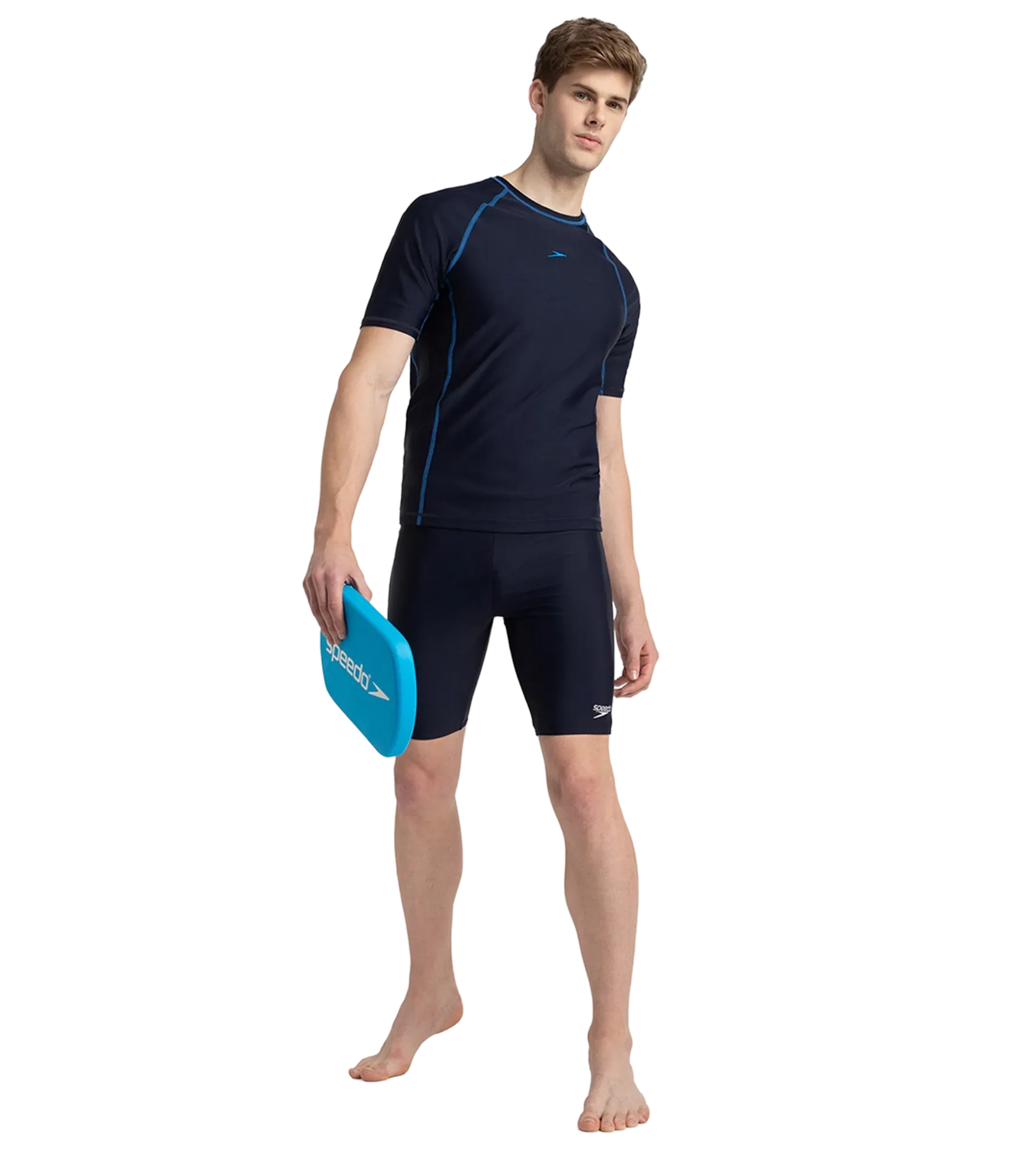 Men's Endurance10 Short Sleeve Suntop - True Navy & Turkish Sea - Image 7