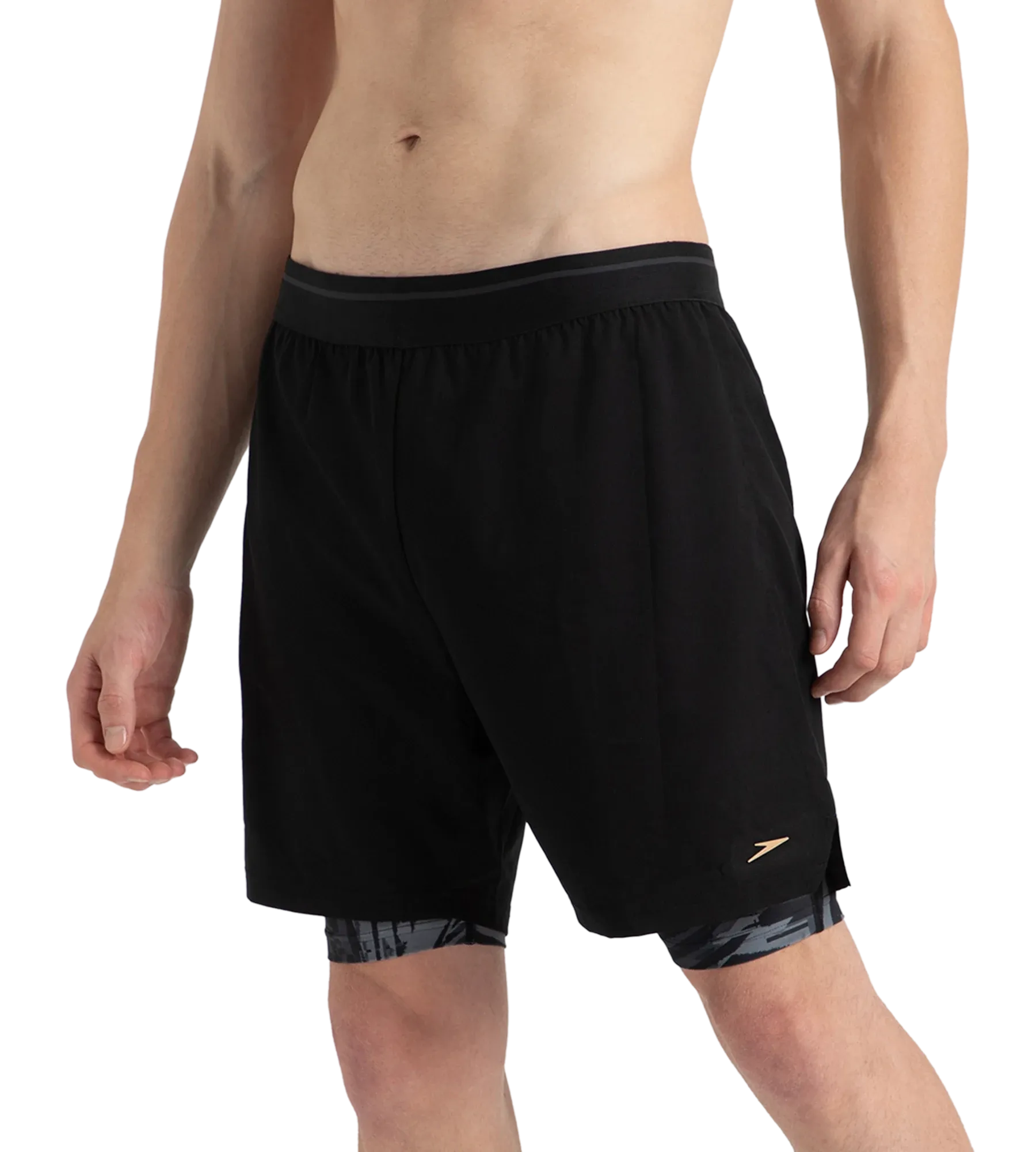 Men's Express Lite Multi Sport Watershorts With Built In Jammer - Black. Anthracite & Grey Lead - Image 3