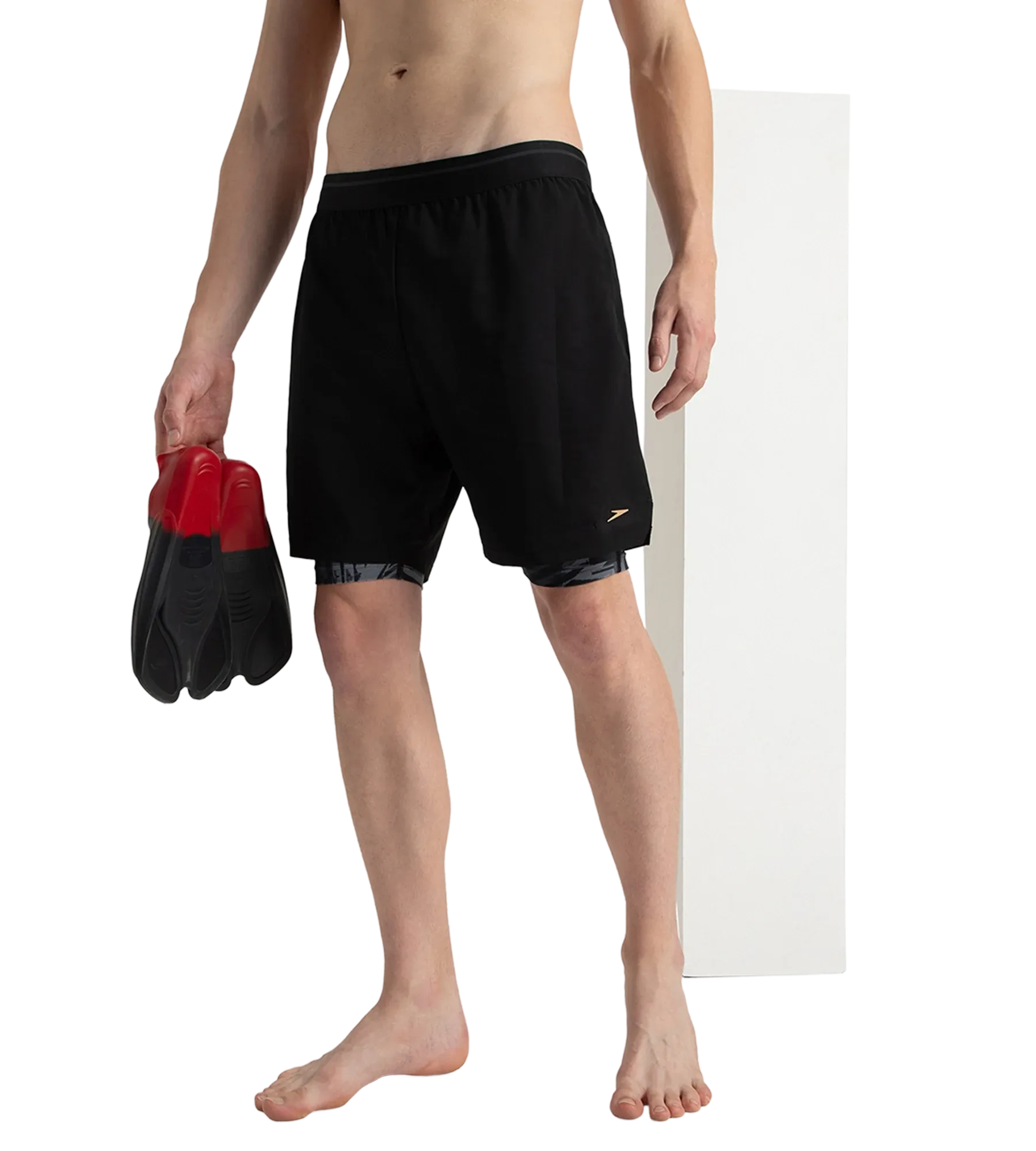 Men's Express Lite Multi Sport Watershorts With Built In Jammer - Black. Anthracite & Grey Lead - Image 8