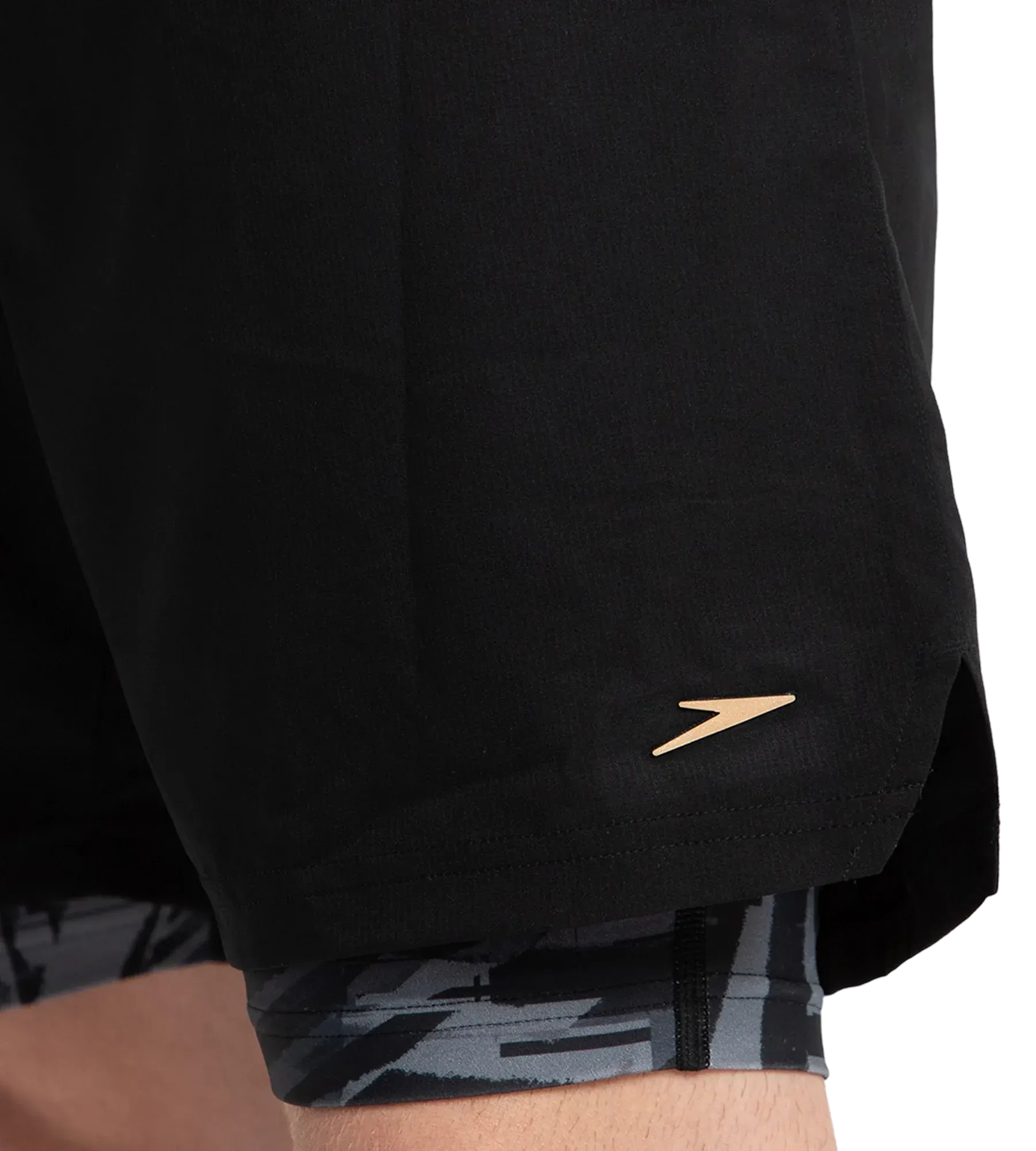 Men's Express Lite Multi Sport Watershorts With Built In Jammer - Black. Anthracite & Grey Lead - Image 10