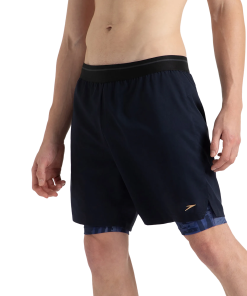 Men's Express Lite Multi Sport Watershorts With Built In Jammer - True Navy. Peacoat & Cerulean Blue