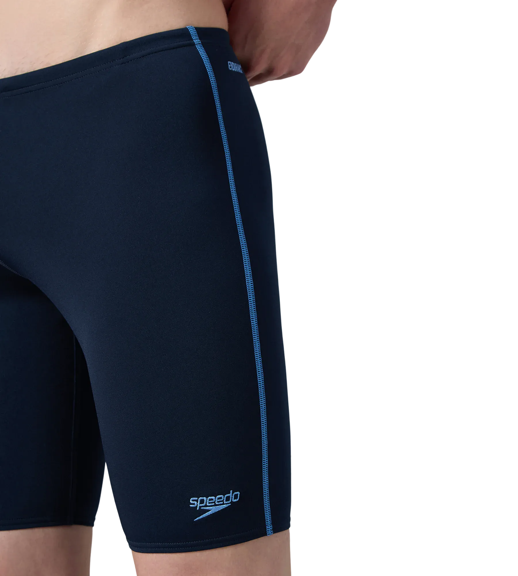 Men's Endurance+ Essential Jammer - True Navy & Periwinkle Blue - Image 9