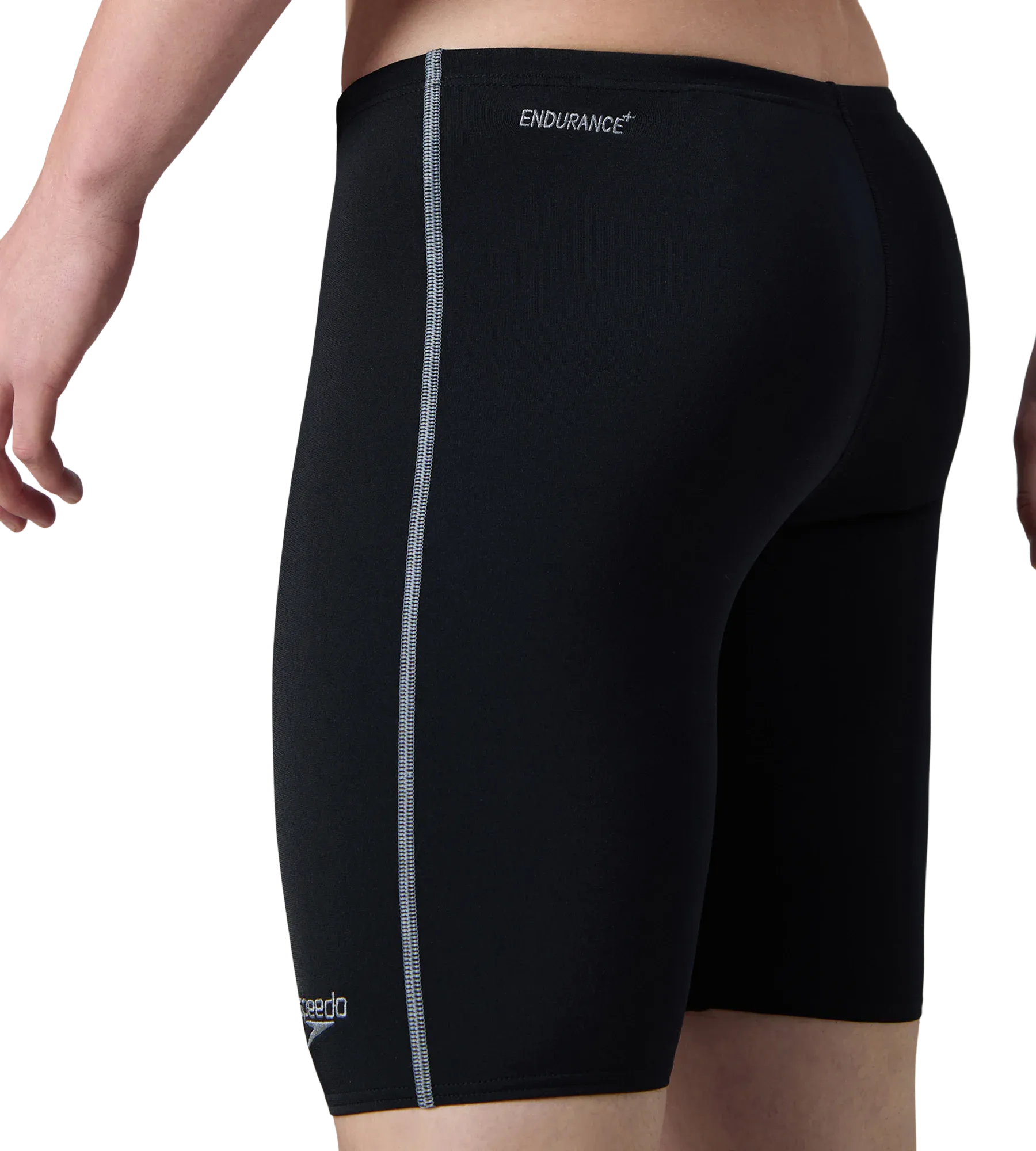 Men's Endurance+ Essential Jammer - Black & Coin Grey - Image 10
