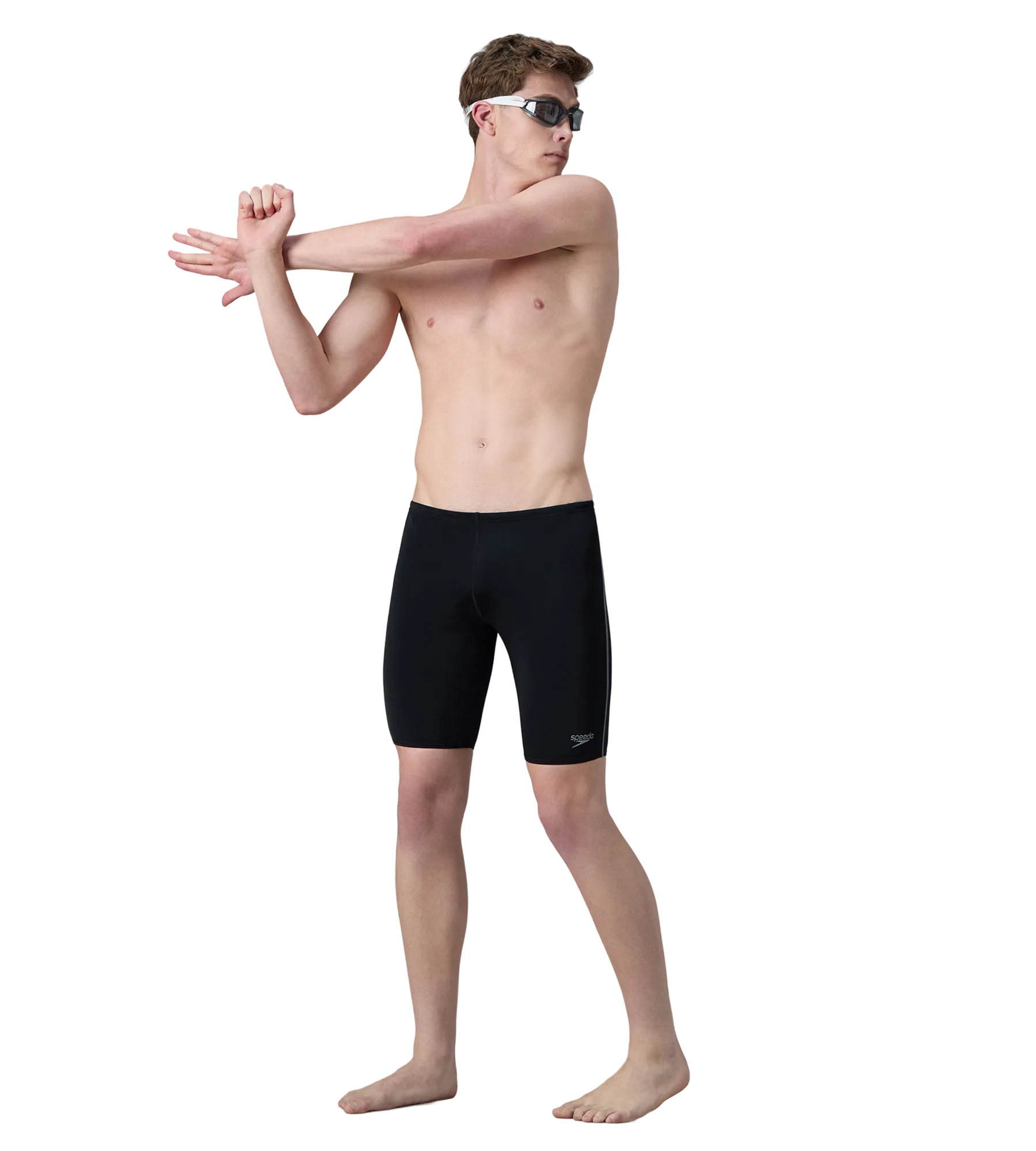 Men's Endurance+ Essential Jammer - Black & Coin Grey - Image 6