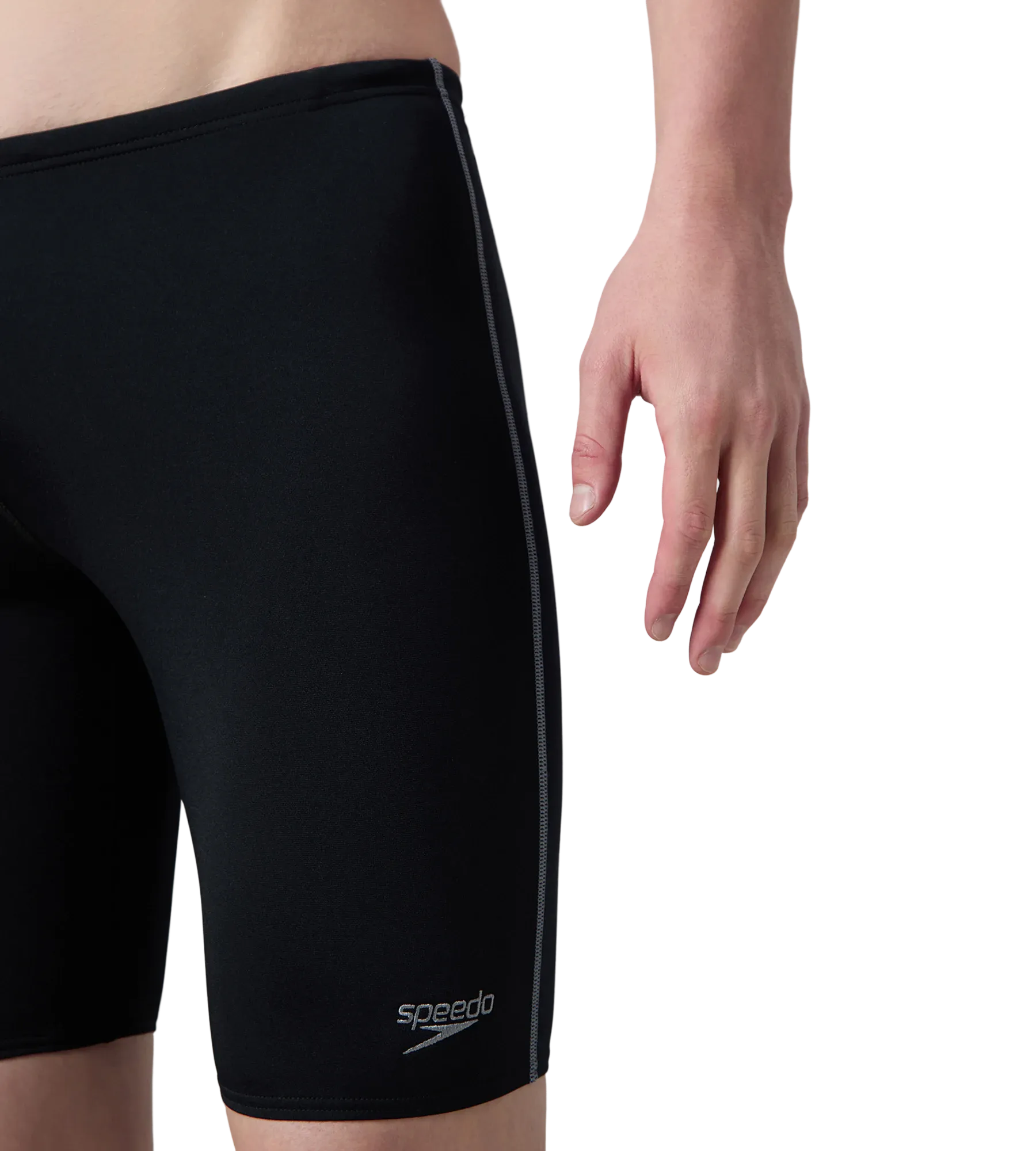 Men's Endurance+ Essential Jammer - Black & Coin Grey - Image 9
