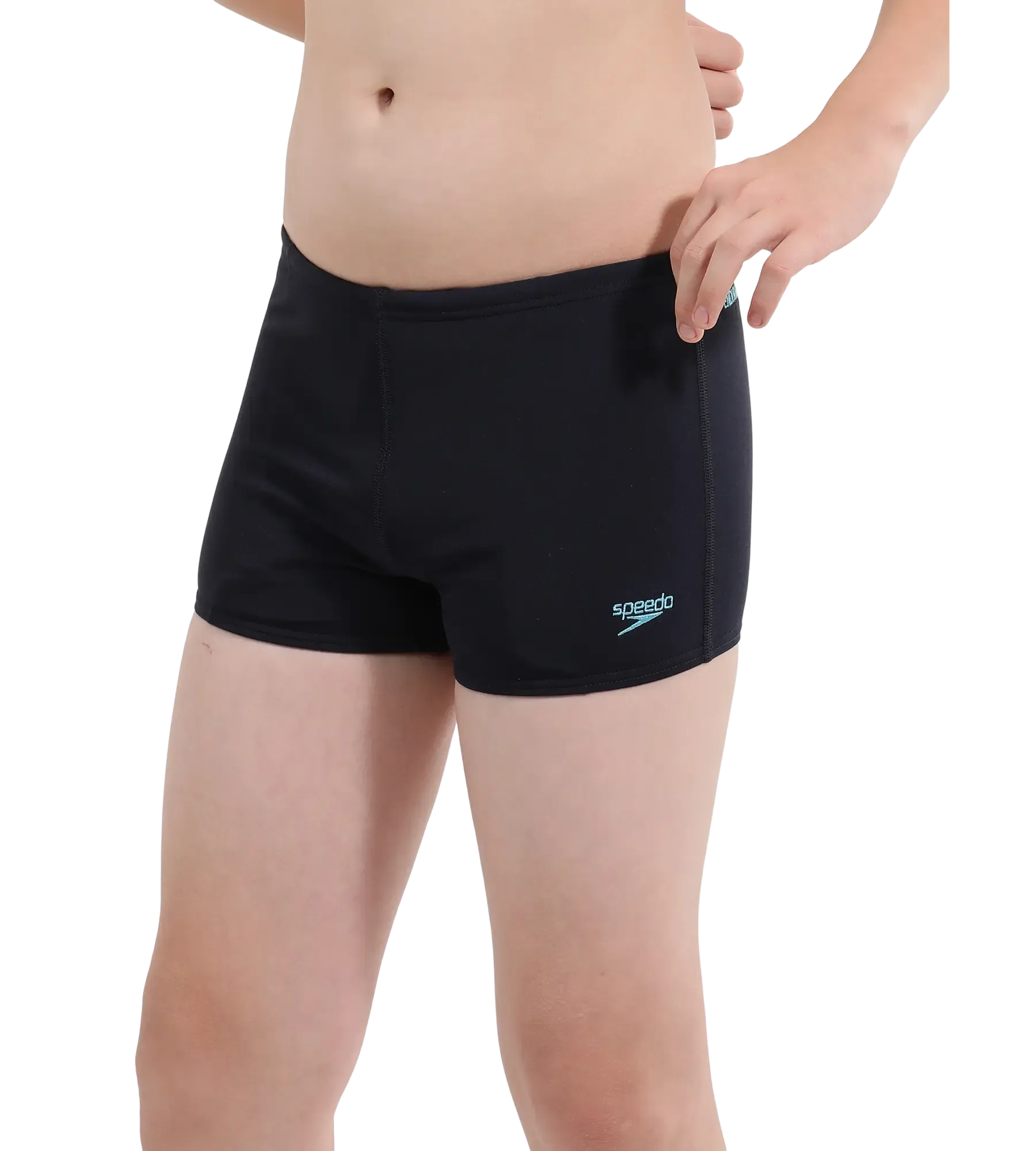 Boy's Recycled Endurance+ Quick Dry Essential Aquashort - True Navy & Picton Blue - Image 2