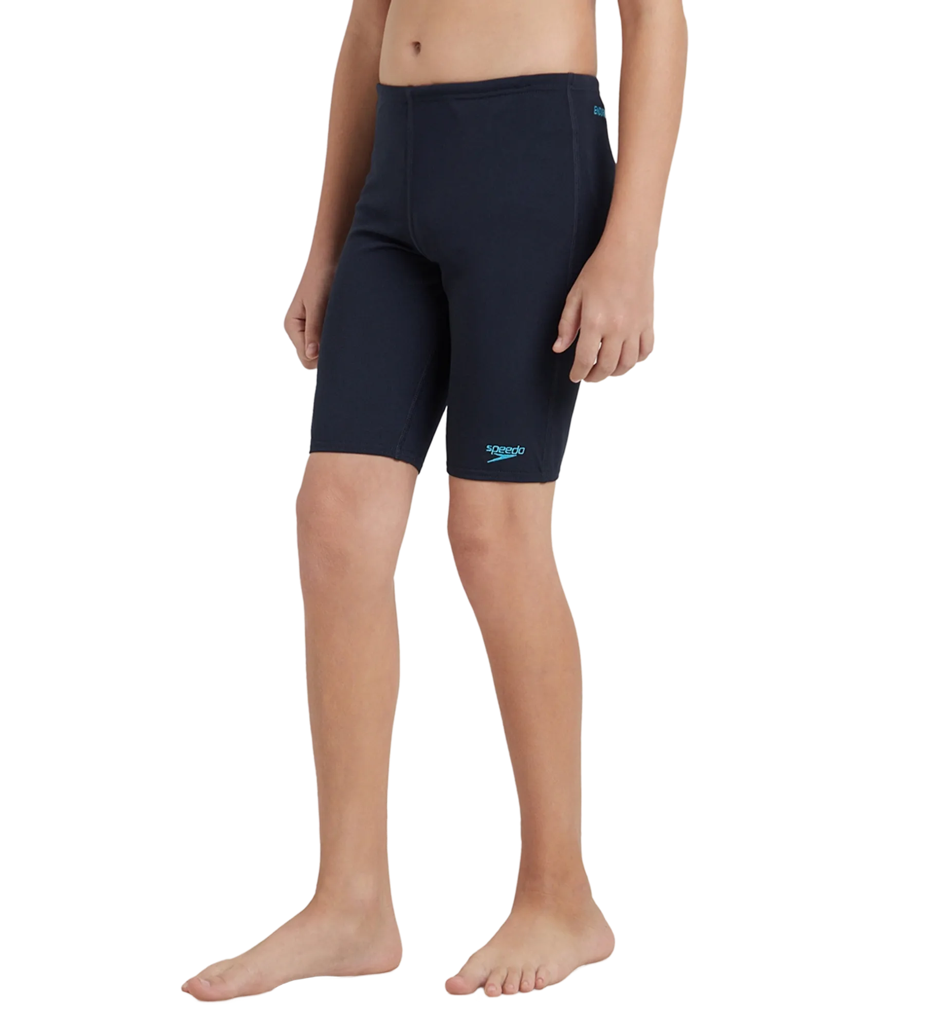 Boy's Recycled Endurance+ Essential Jammer - True Navy & Picton Blue - Image 3