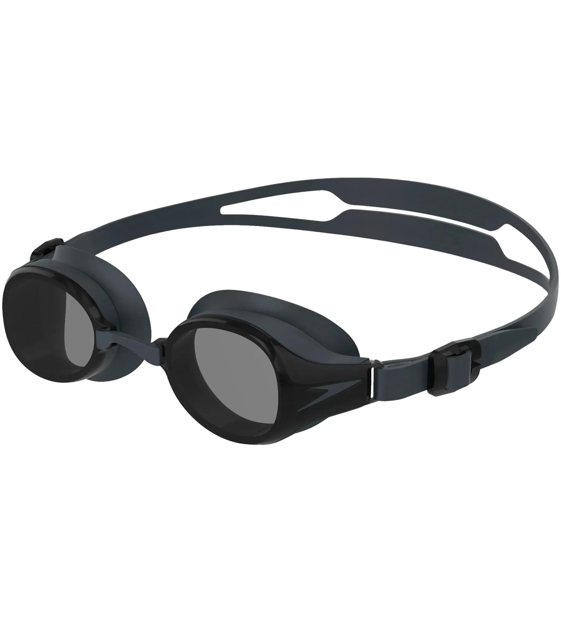 Unisex Adult Hydropure Optical Power Lens Swim Goggles - Black & Smoke