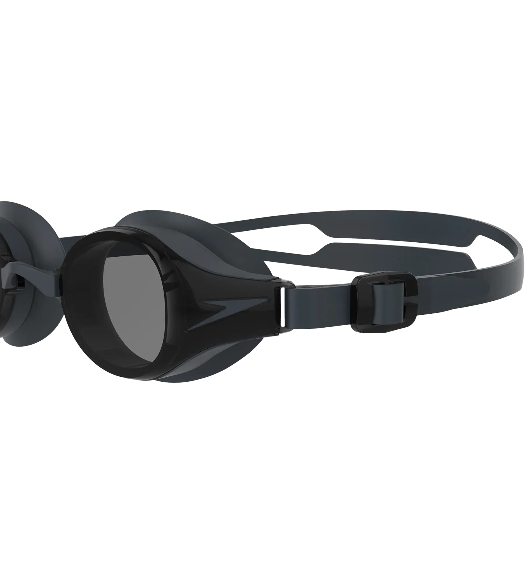 Unisex Adult Hydropure Optical Power Lens Swim Goggles - Black & Smoke - Image 4