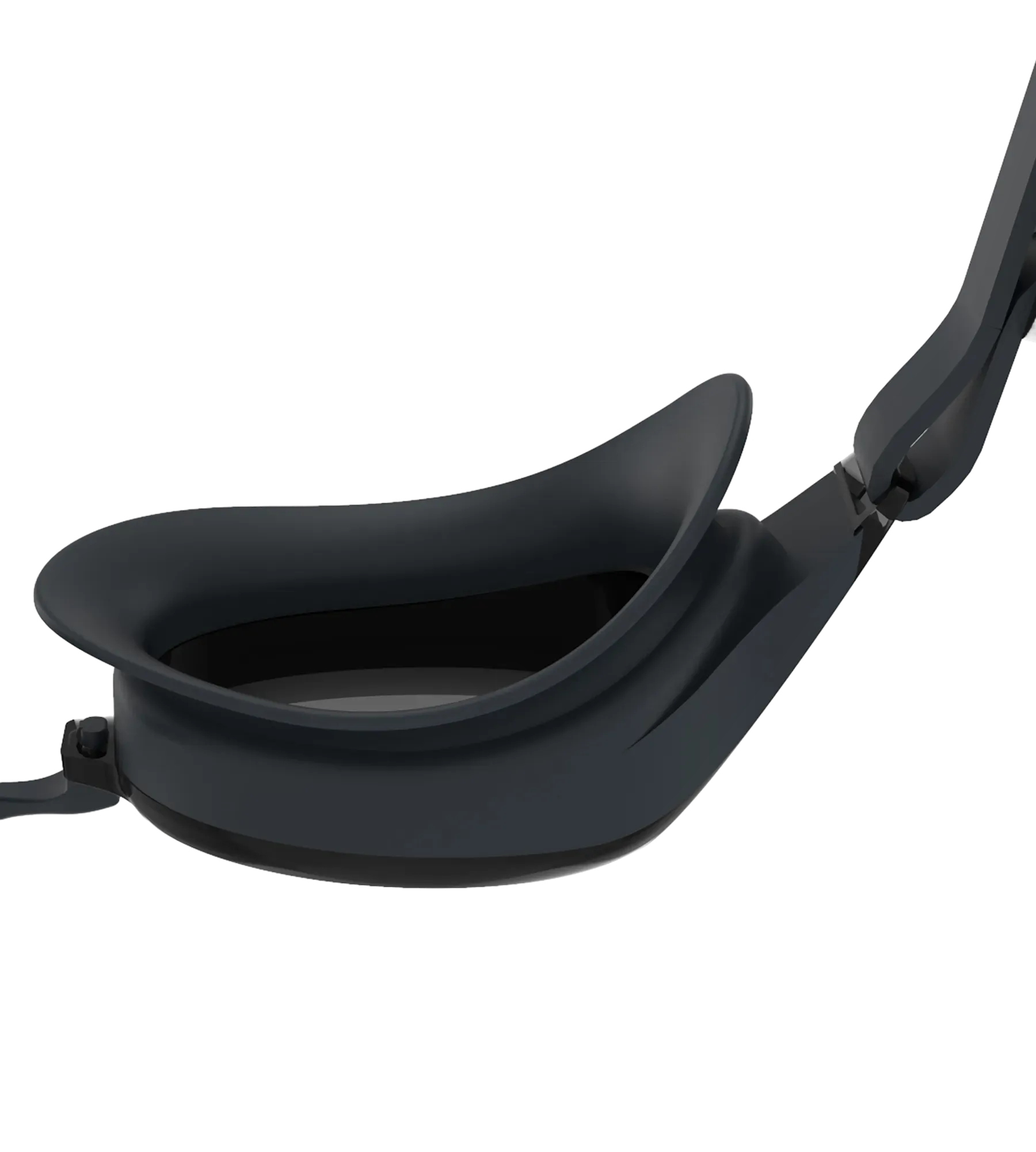 Unisex Adult Hydropure Optical Power Lens Swim Goggles - Black & Smoke - Image 5