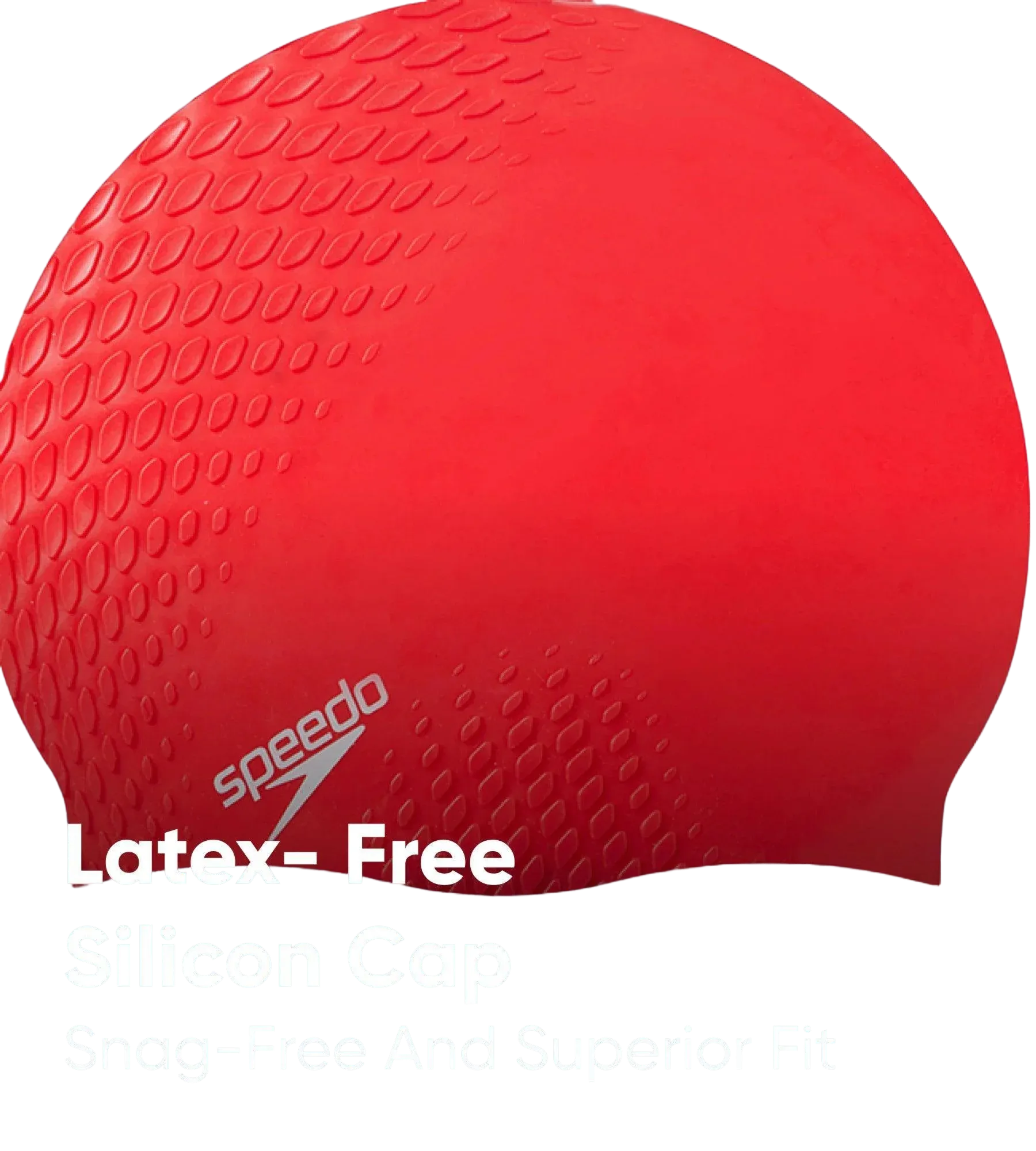 Unisex Adult Bubble Active+ Swim Cap For Men and Women - Black - Image 5