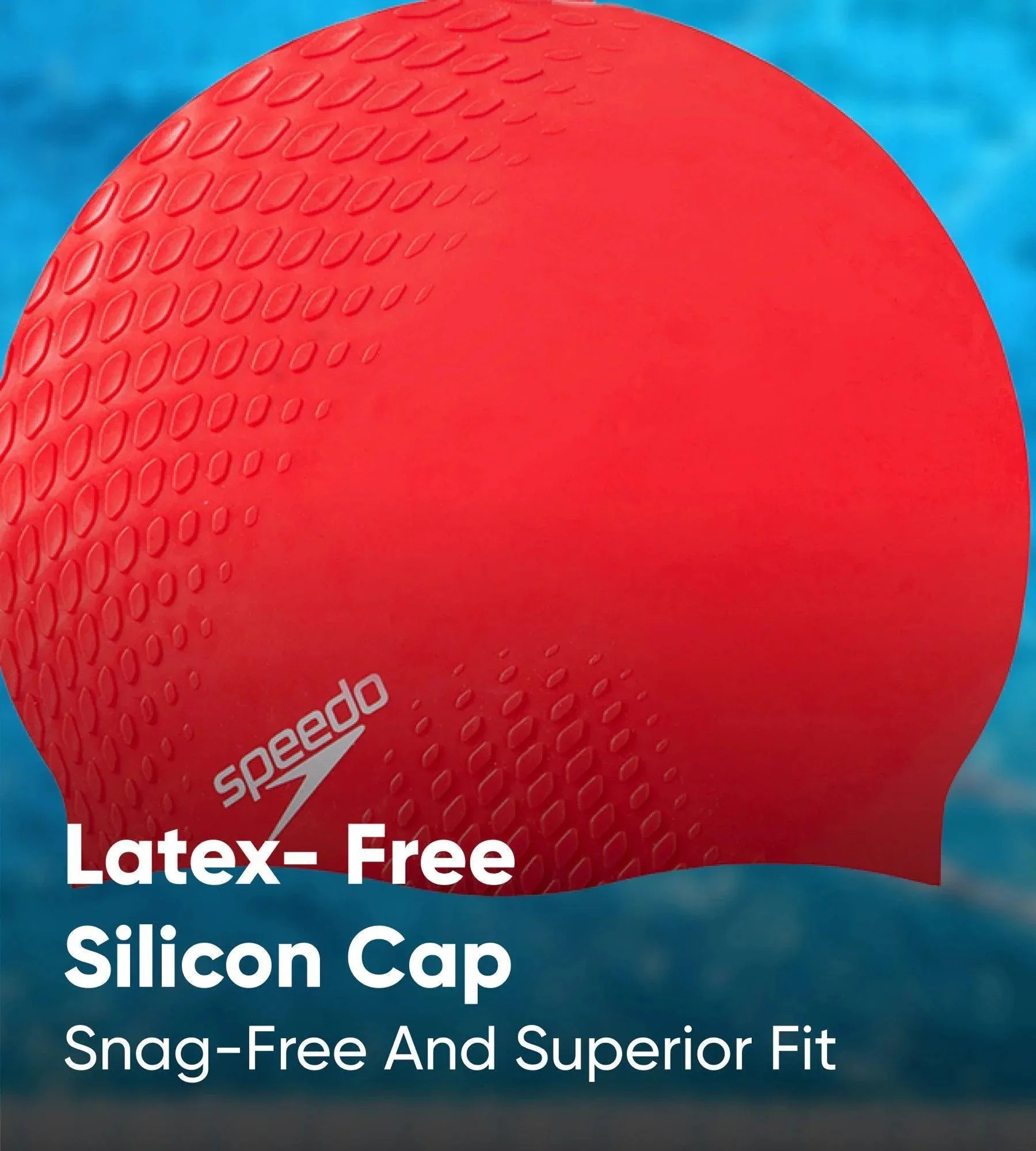 Unisex Adult Bubble Active+ Swim Cap For Men and Women - Black - Image 8
