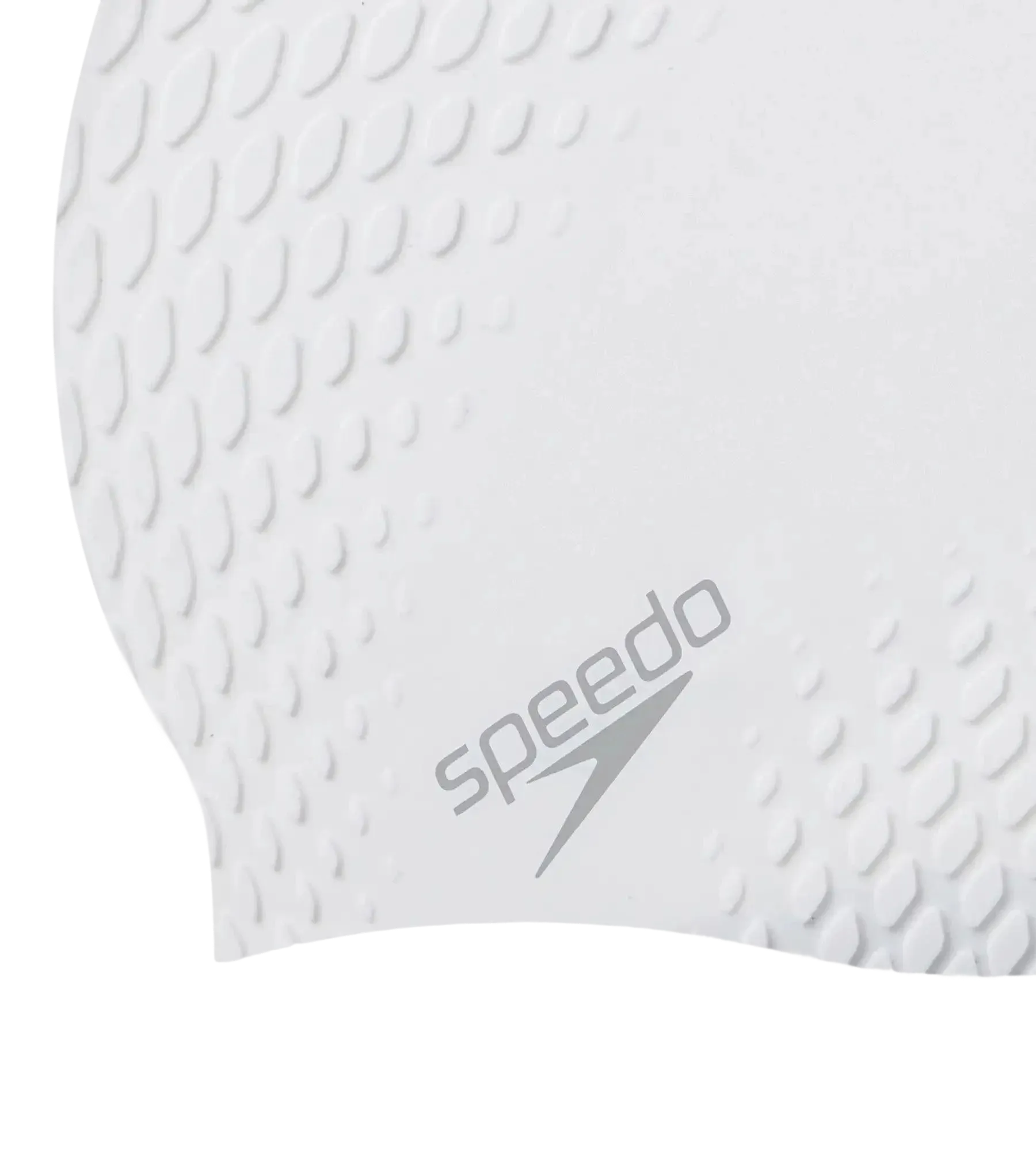 Unisex Bubble Active+ Swim Cap For Men and Women - White - Image 4