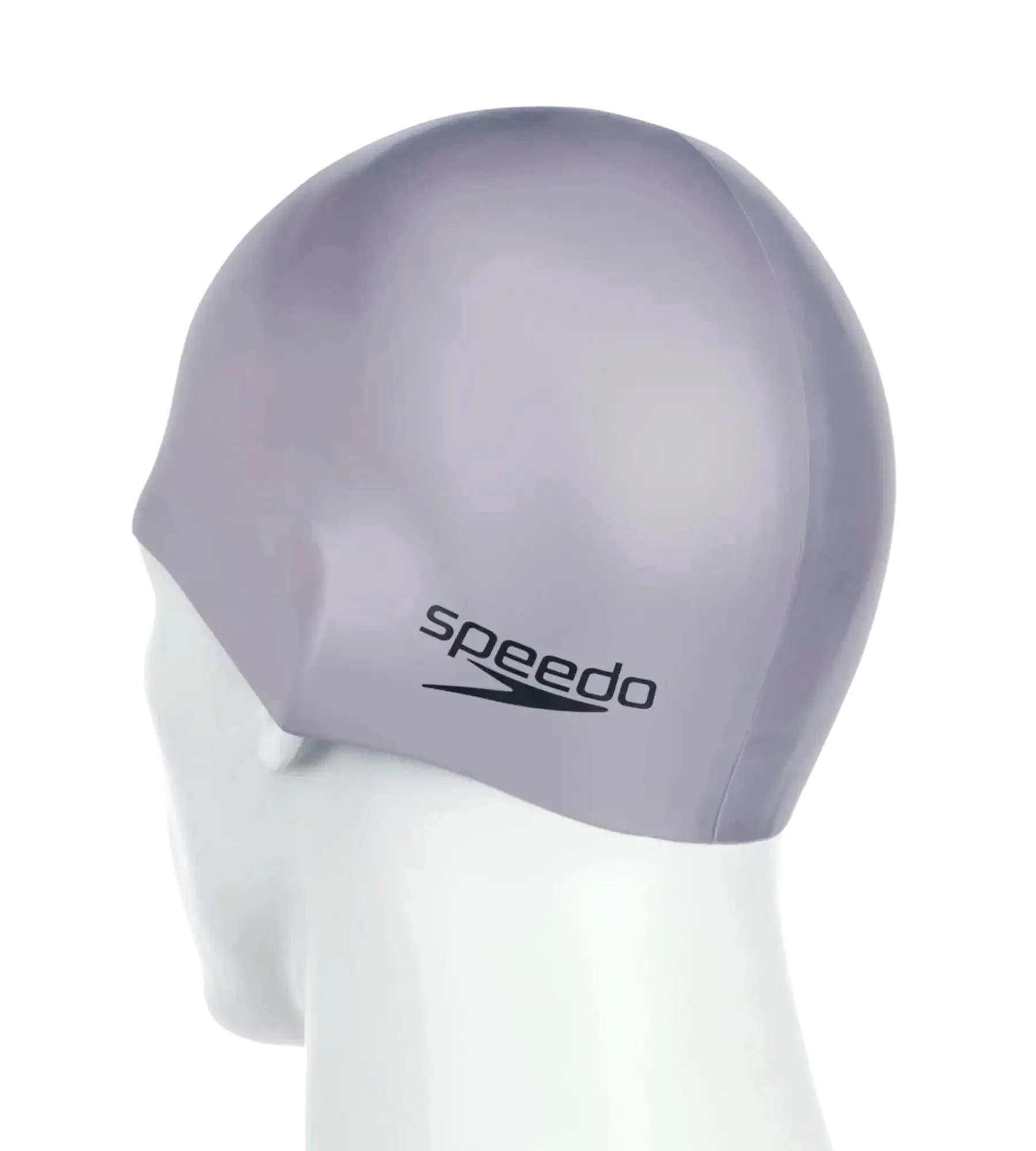 Unisex Moulded Silicone Swim Cap For Men and Women - Grey - Image 5