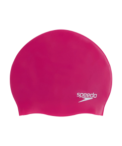 Unisex Moulded Silicone Swim Cap For Men and Women - Purple
