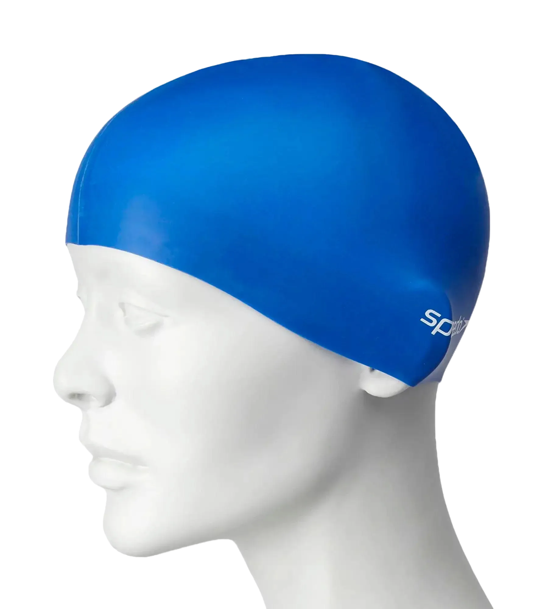 Unisex Kids Flat Silicone Swim Caps - Assorted Colours - Image 8