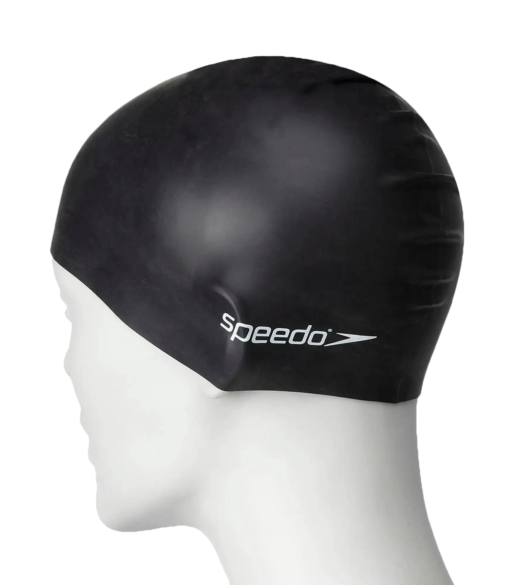 Unisex Kids Flat Silicone Swim Caps - Assorted Colours - Image 16