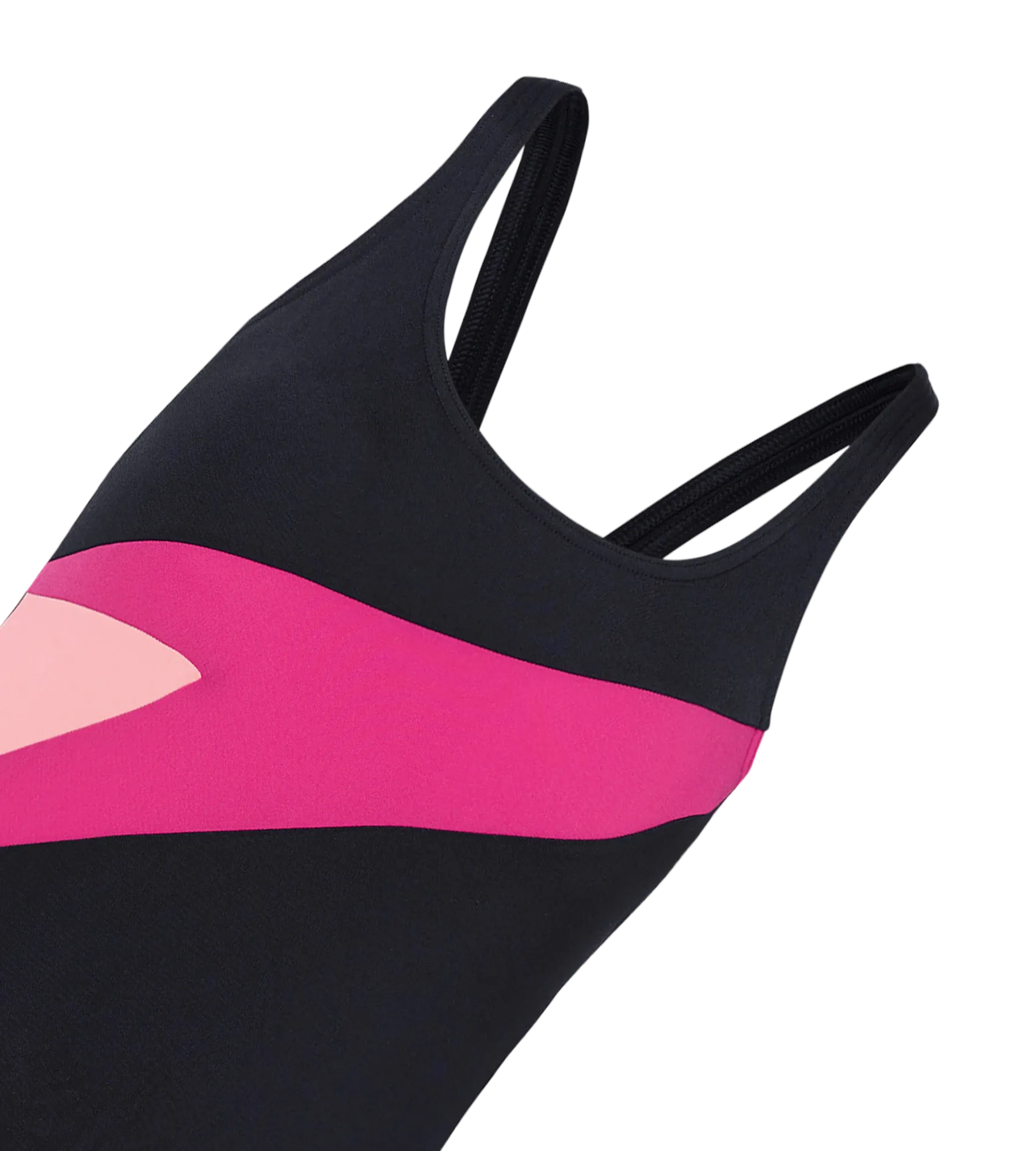 Women's Endurance+ Hyperboom Butterfly Back V-Cut One Piece Swimsuit - Black & Ruby - Image 13