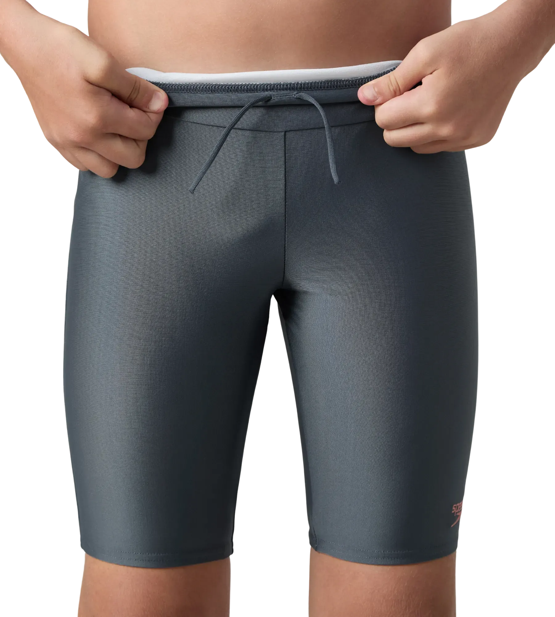Boy's Endurance10 Essential Houston Jammer - Grey Lead & Tropical Coral - Image 7
