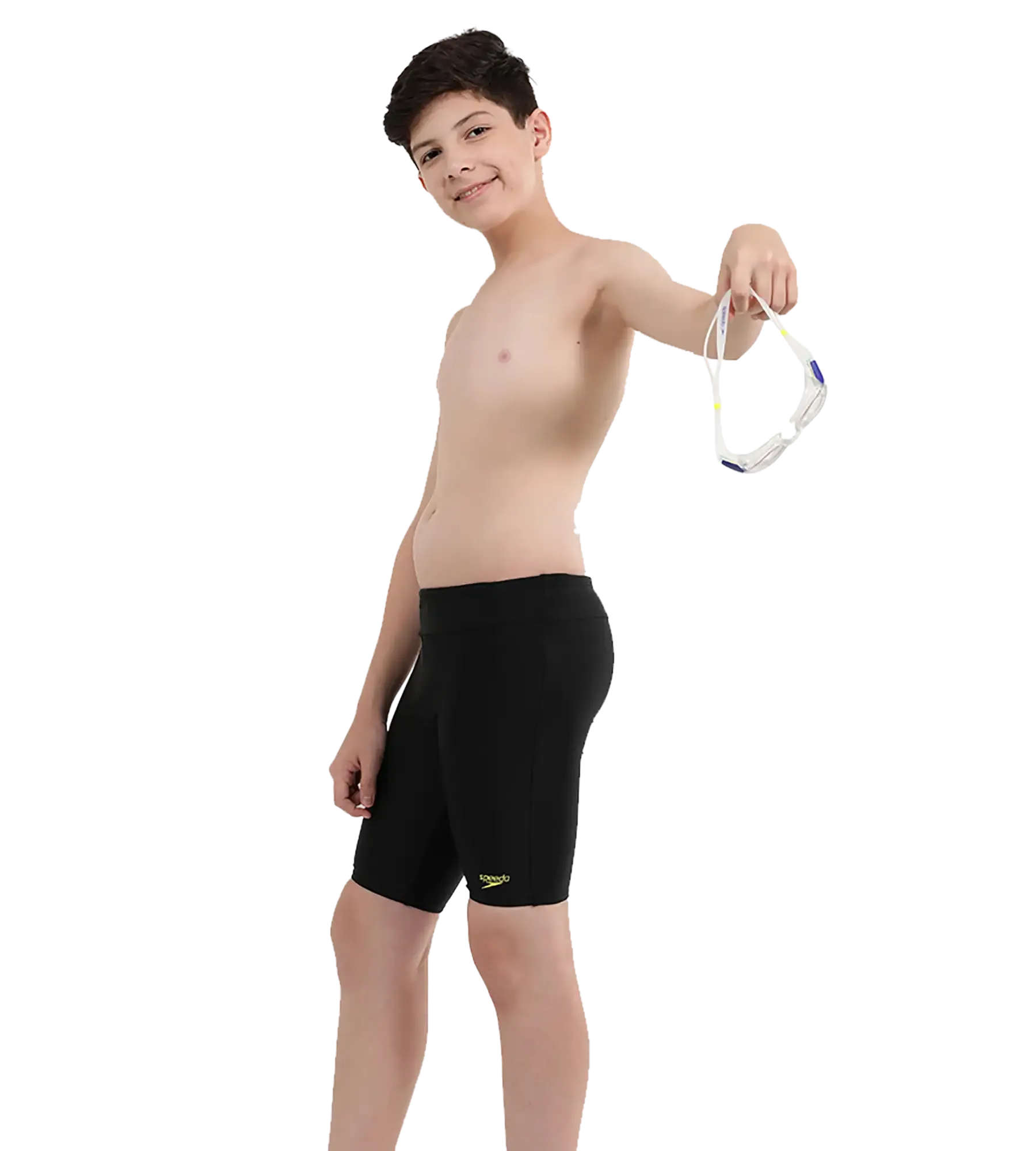 Boy's Endurance 10 Essential Houston Jammer - Black & Lemon Drizzle - Image 10