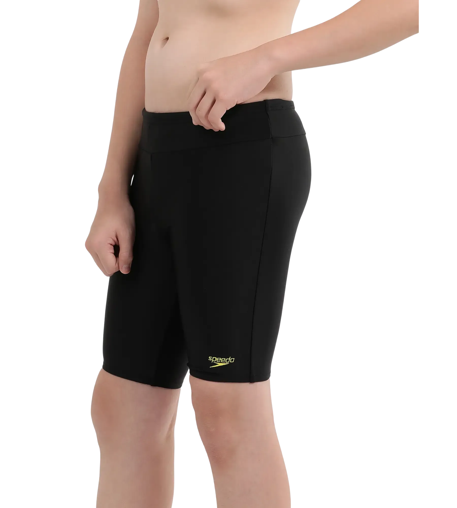 Boy's Endurance 10 Essential Houston Jammer - Black & Lemon Drizzle - Image 2