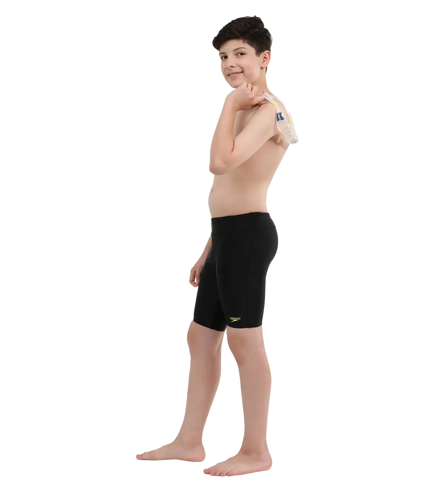 Boy's Endurance 10 Essential Houston Jammer - Black & Lemon Drizzle - Image 5