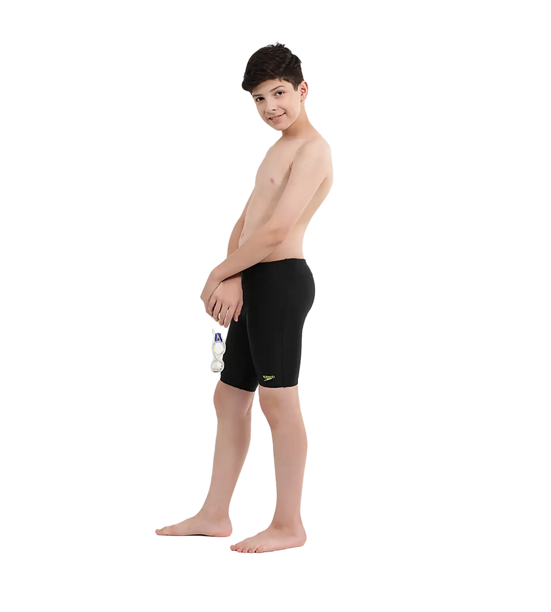 Boy's Endurance 10 Essential Houston Jammer - Black & Lemon Drizzle - Image 8