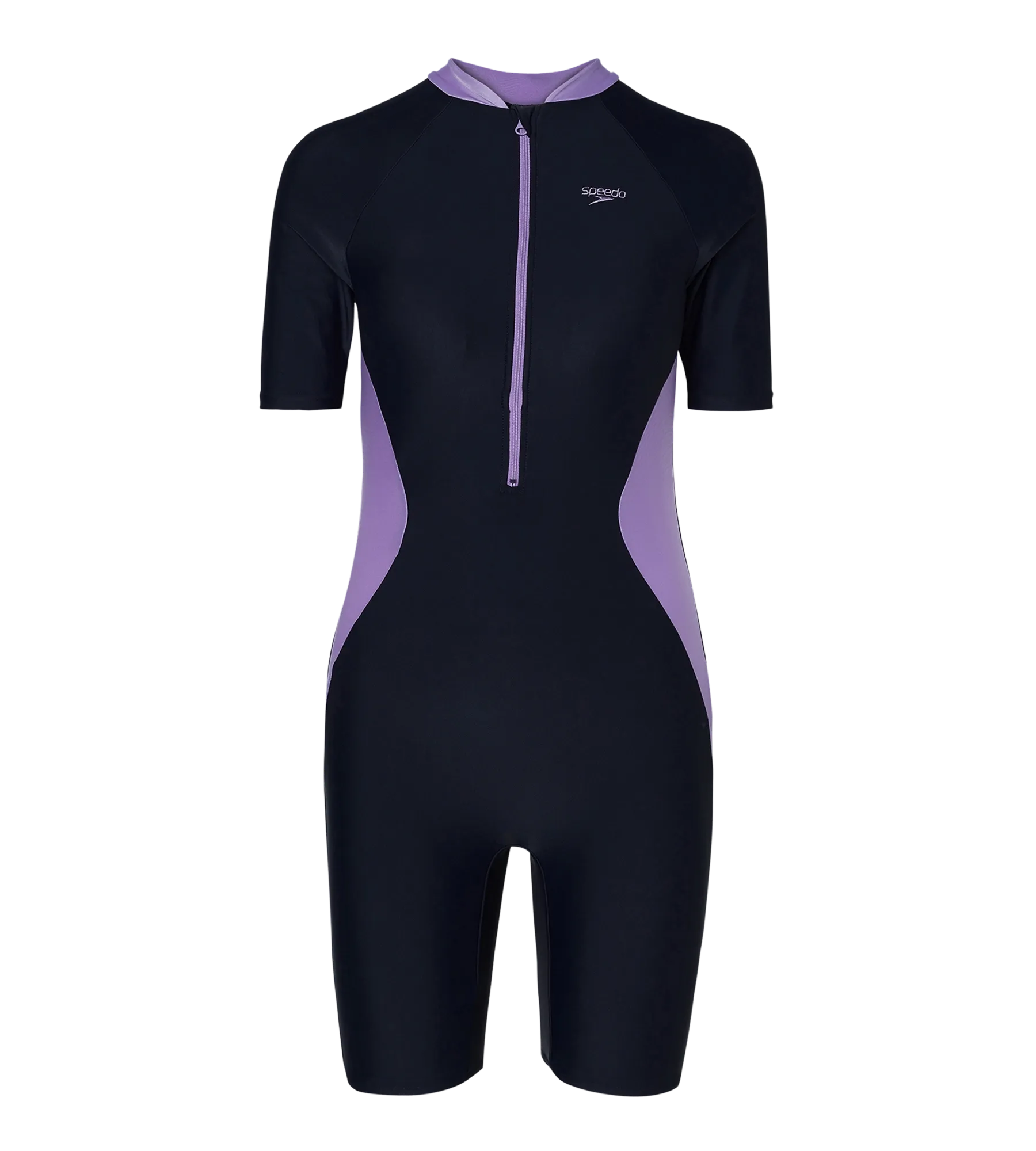 Women's Endurance10 Essential Panel Closedback Kneesuit - True Navy & Purple Mist - Image 10