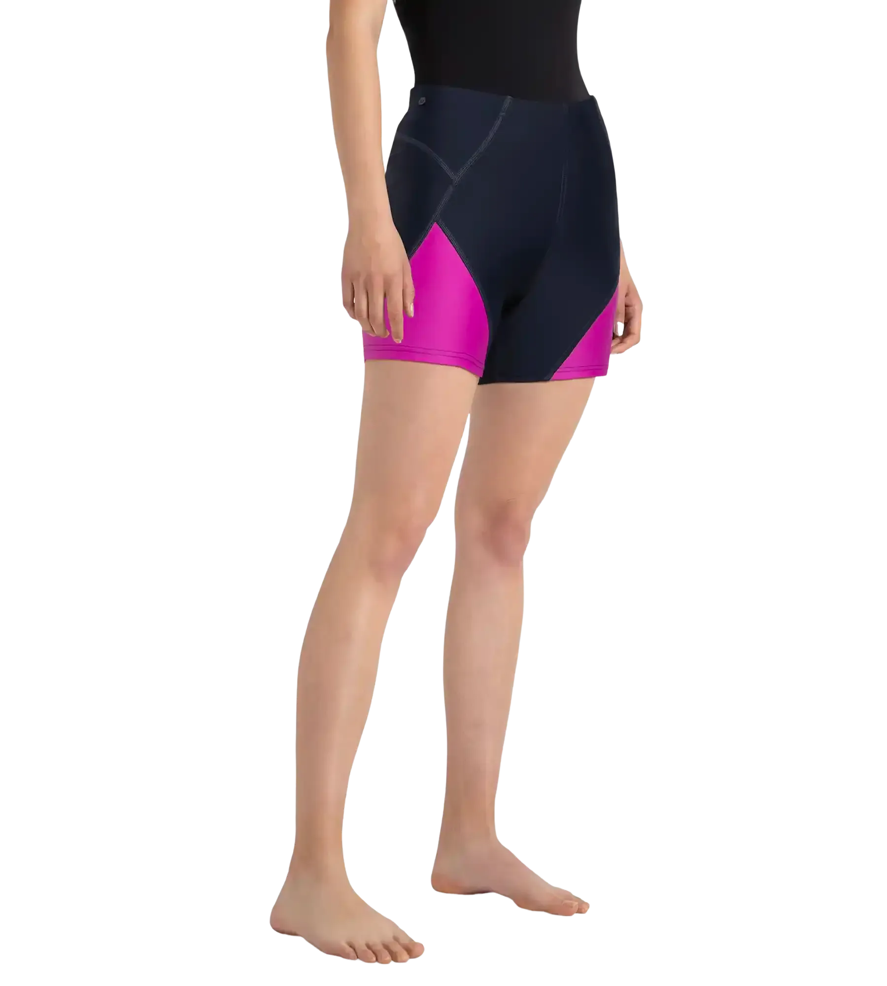 Women's Endurance10 Sport Shorts - True Navy & Diva - Image 3