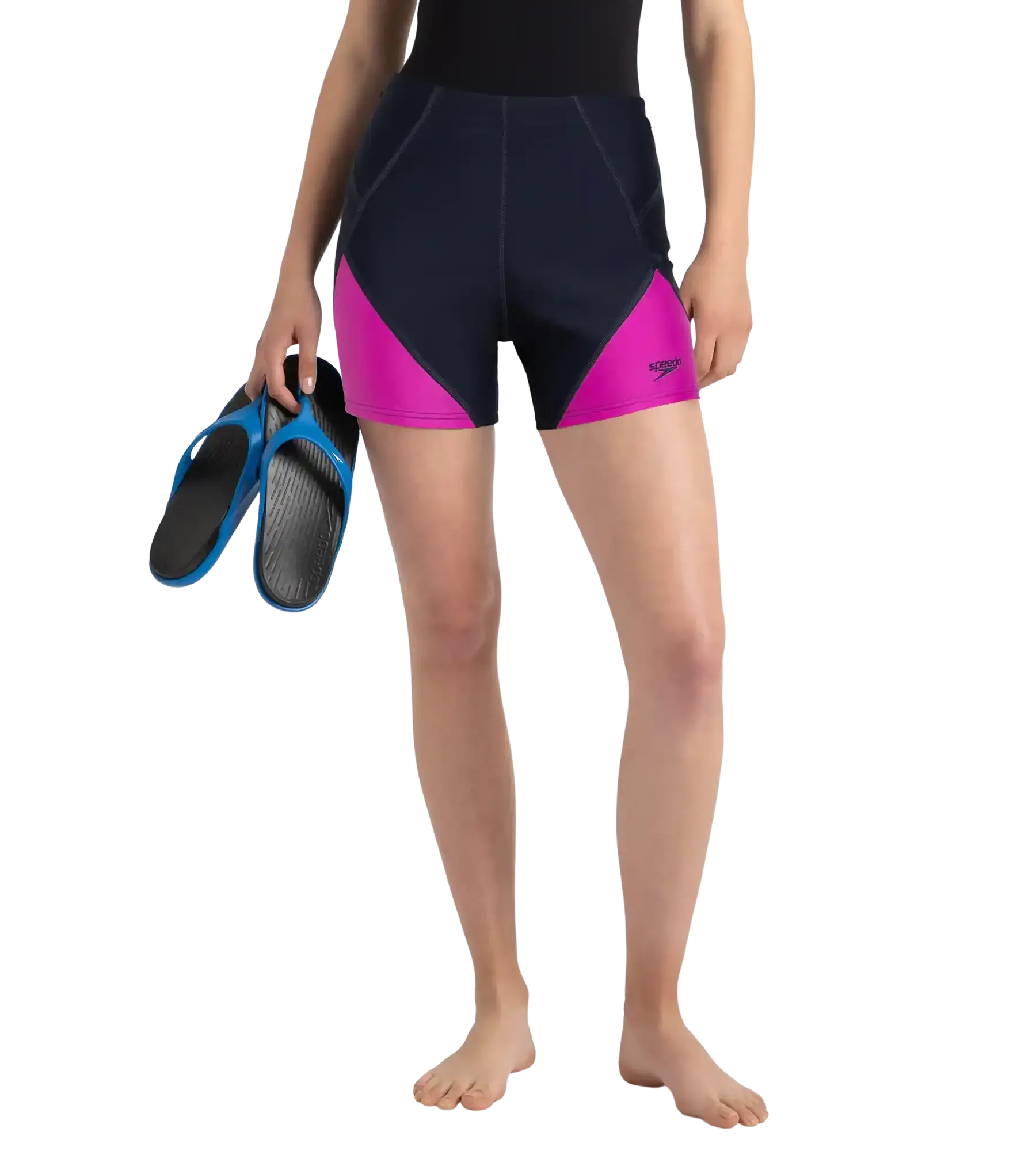 Women's Endurance10 Sport Shorts - True Navy & Diva - Image 6