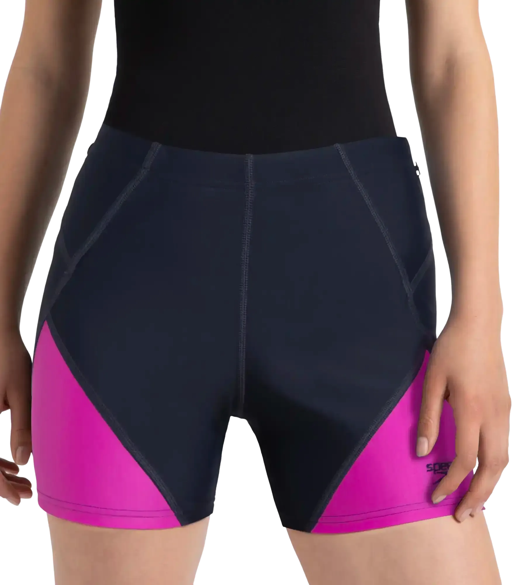 Women's Endurance10 Sport Shorts - True Navy & Diva - Image 7