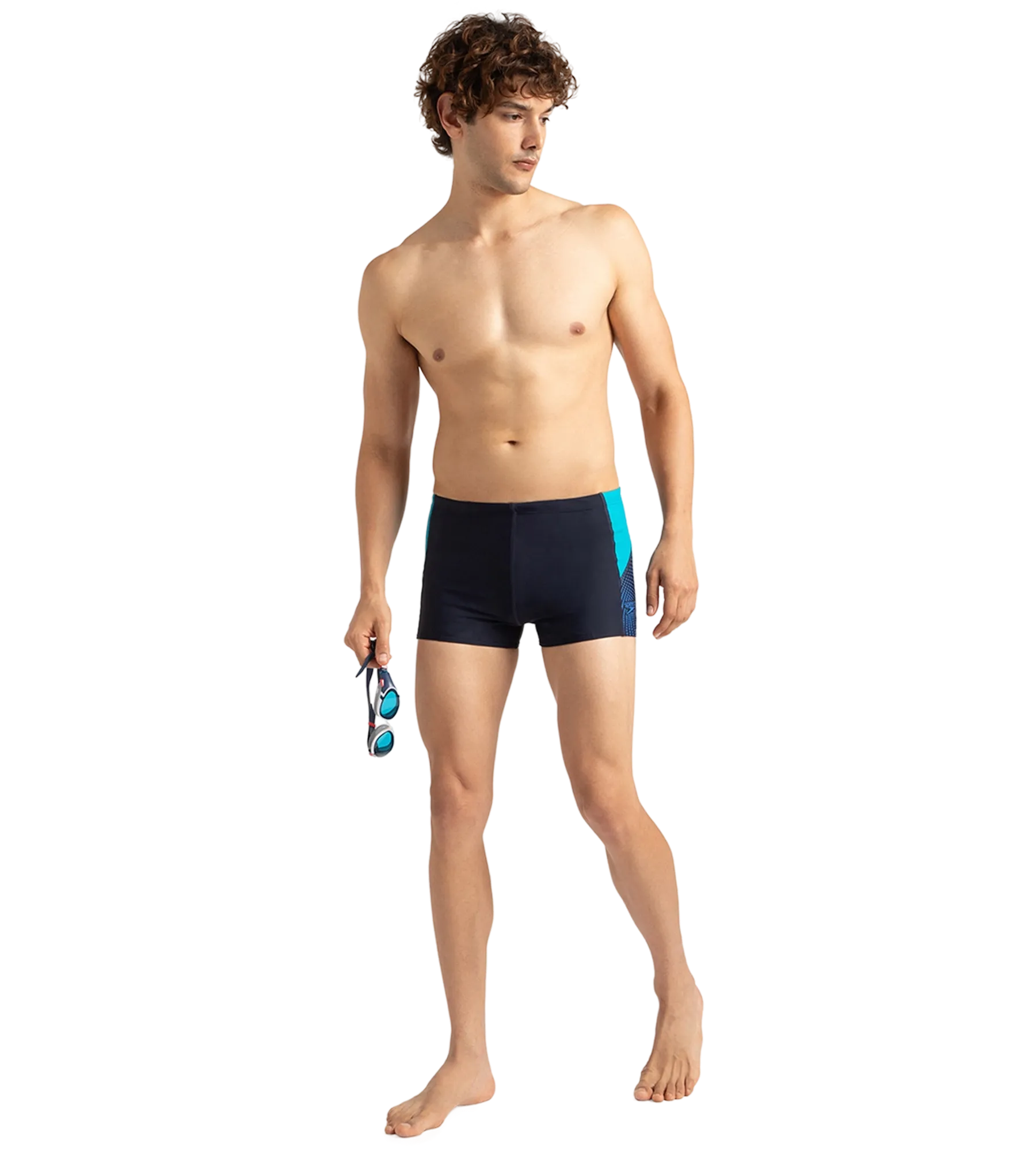Men's Endurance 10 Dive Aquashort - True Navy & Aquarium - Image 7